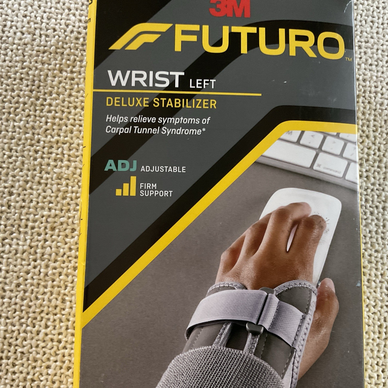 Futuro 3M Left Wrist Deluxe Stabilizer Firm Support Adjustable 5.5-9” L9C