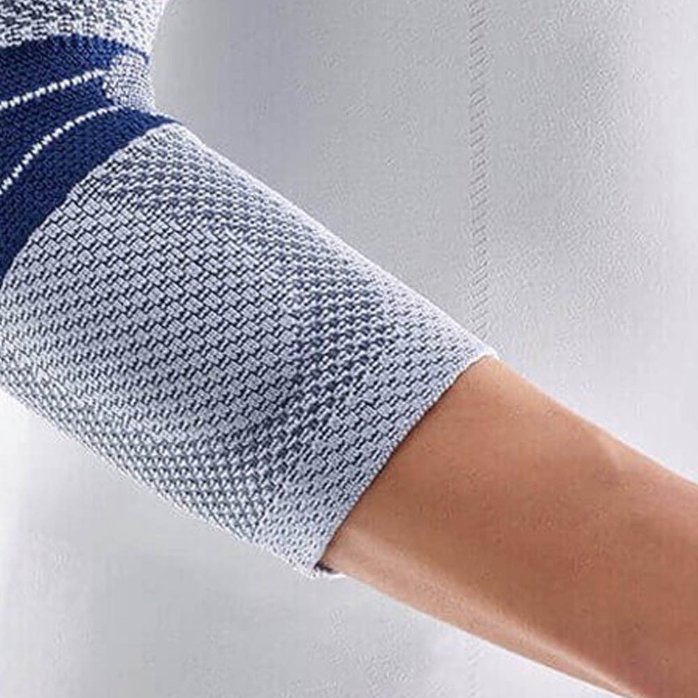 Bauerfeind Epicondylitis & Inflammation Elbow Brace Epitrain Titan Blue/Grey