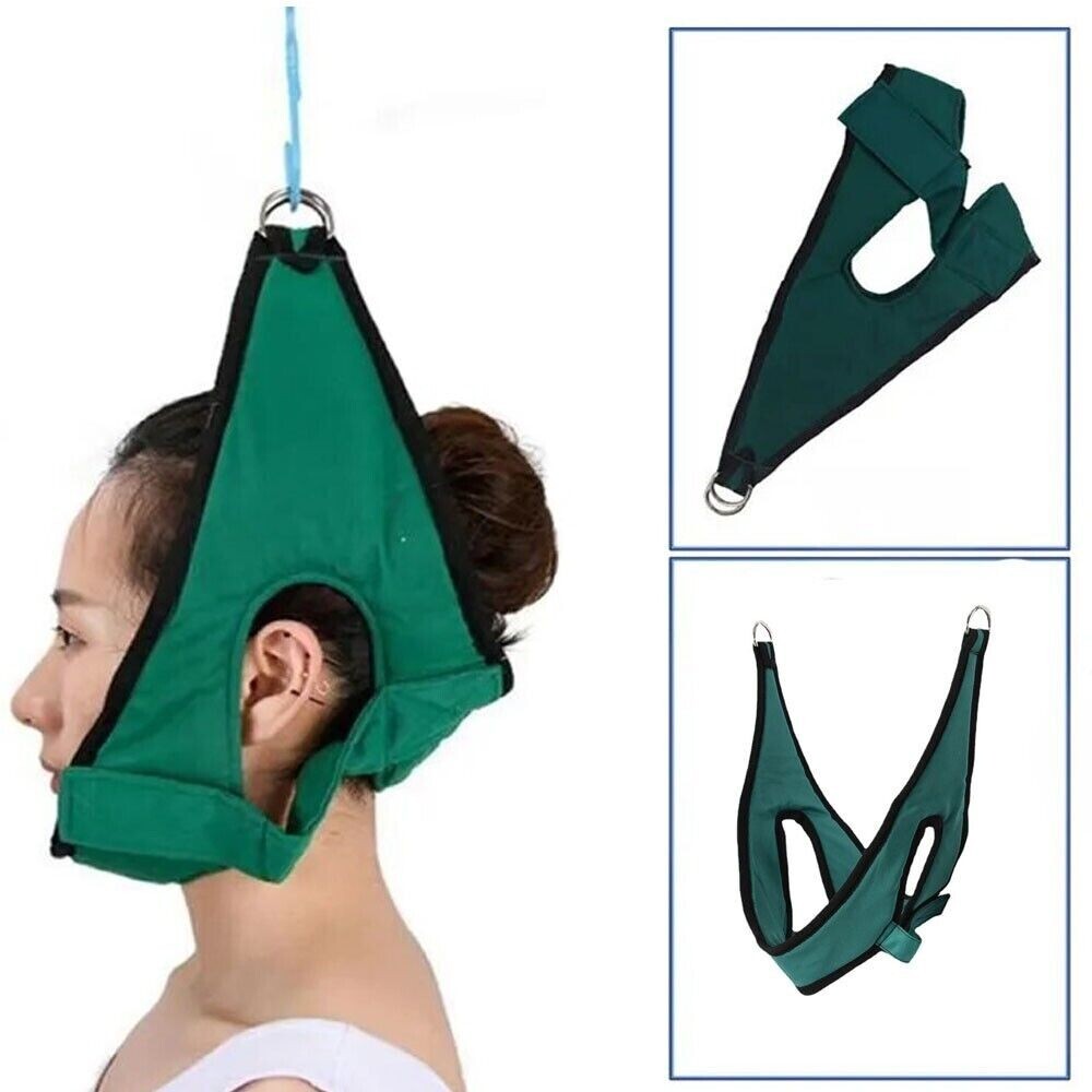 1PCS Adjustable Hanging Cervical Traction Belt Neck Stretcher Pain Relief Device