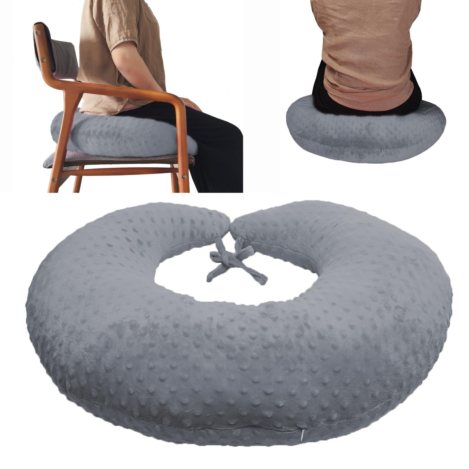 BBL Pillow for Post-Surgery Recovery, Donut Cushion for Butt Sleeping & Sitting,