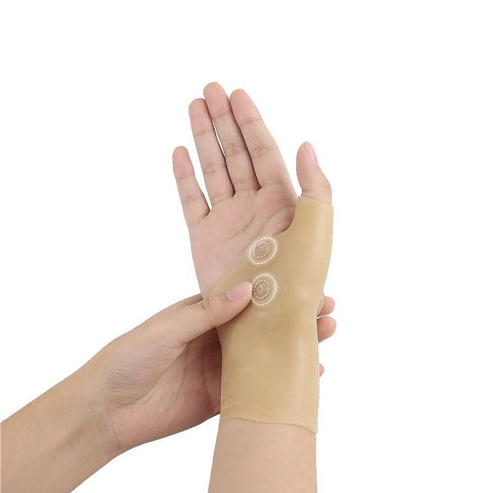 1Pair Waterproof Magnetic Therapy Wrist Hand Glove For Arthritis Pain Relief c