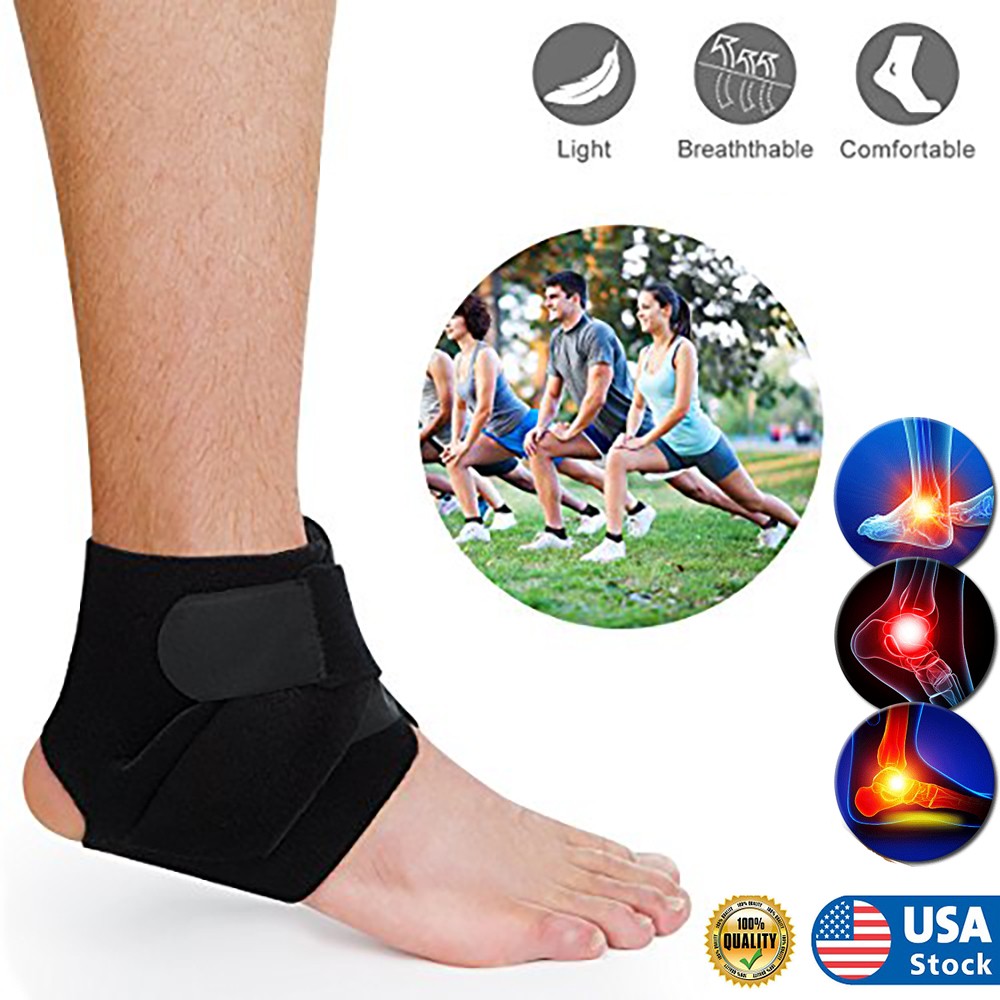 1 or 2pcs Adjustable Ankle Brace, Ankle Stabilizer for Compression & Pain Relief