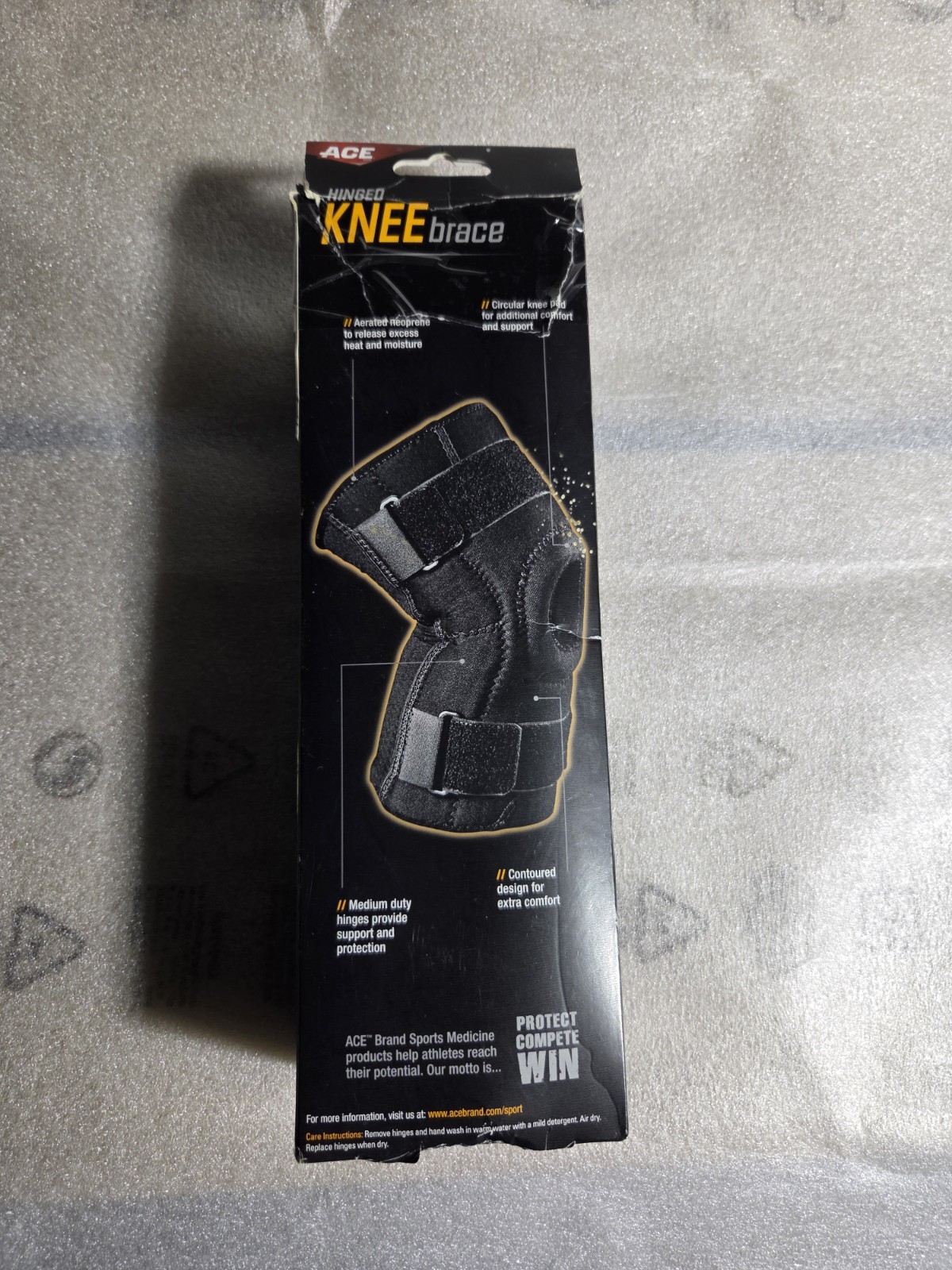 Ace brand firm support hinged knee brace