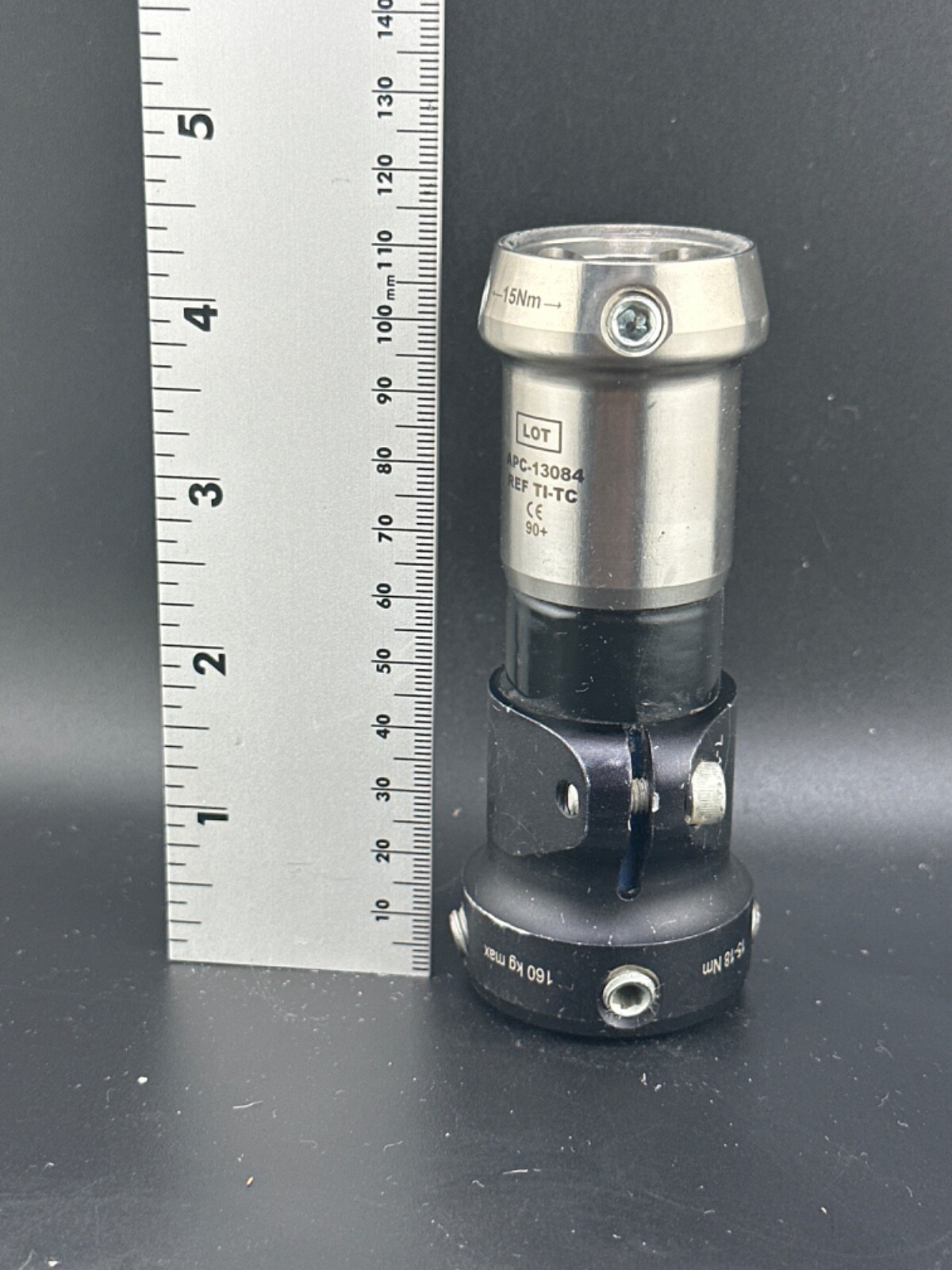 Prosthetic pylon components adapters. 30mm diameter parts.