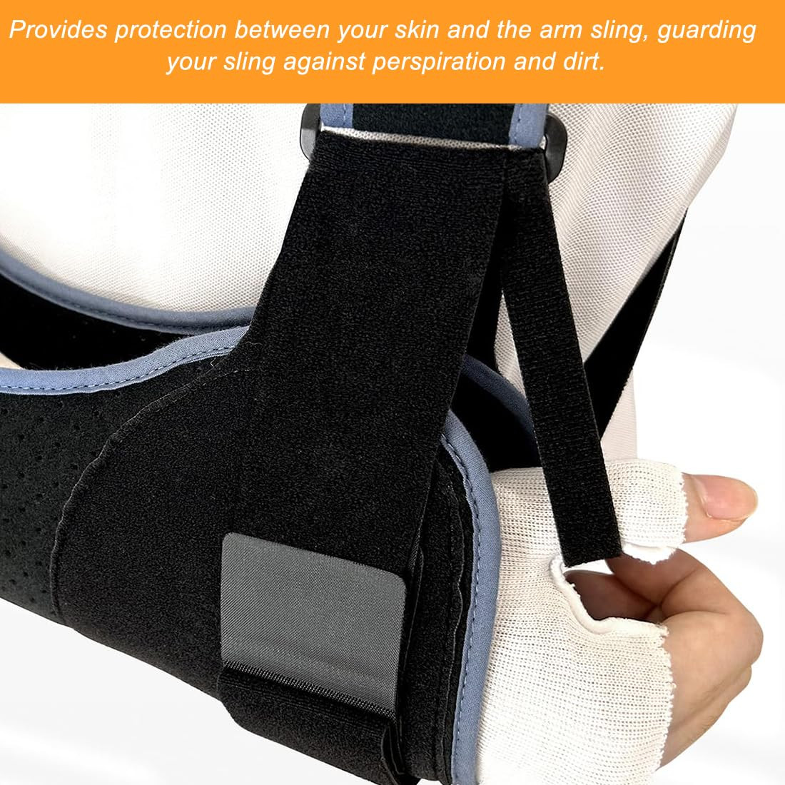 Tubular Stockinette, 4PCS Hand Socks for Splint Elastic Arm Cast Cover Gauze Sle