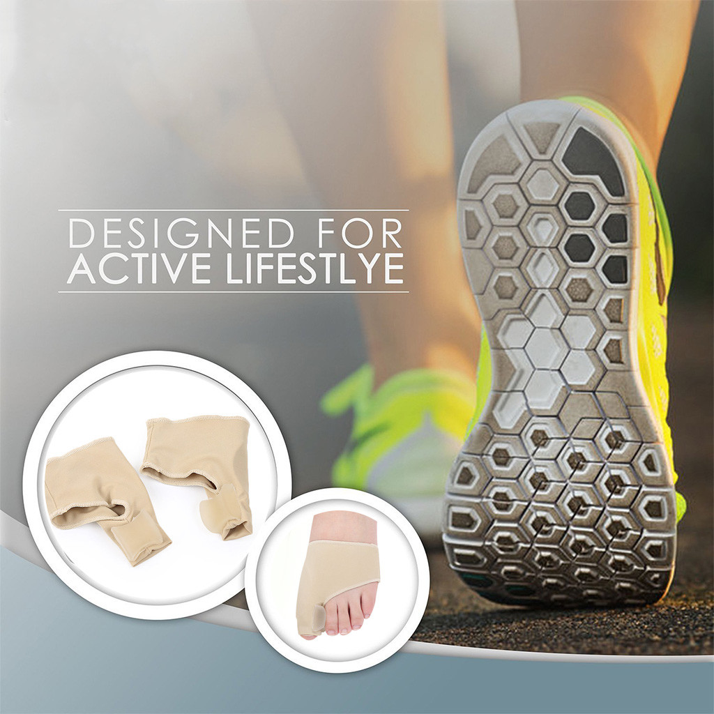 2Pcs Valgus Big Toe Bunion Straightener Splint Corrector Pain Relief Foot Care