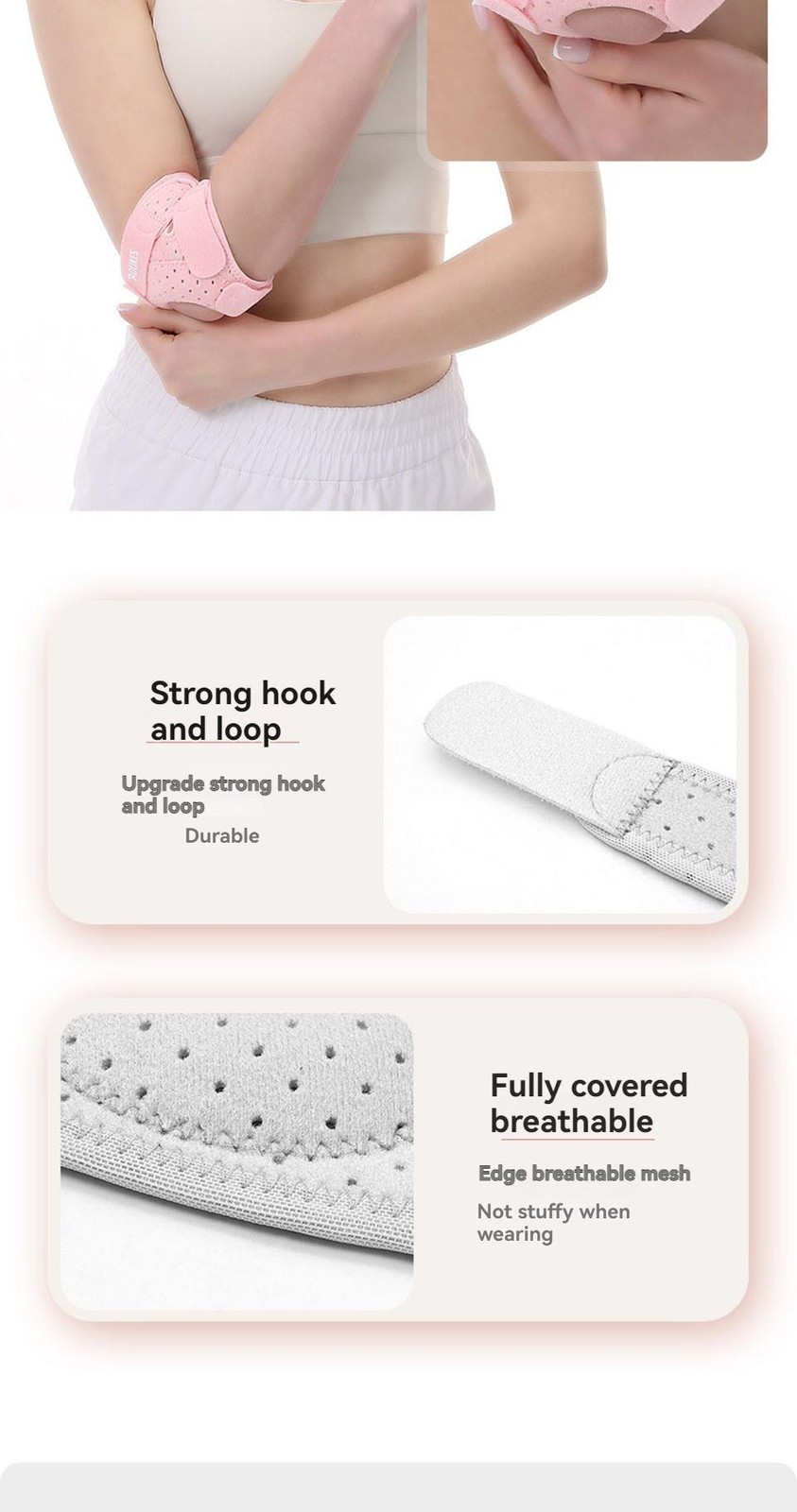 Aolikes 1pcs Elbow Compression Sleeve,elbow Brace for Tennis Elbow for Women & M