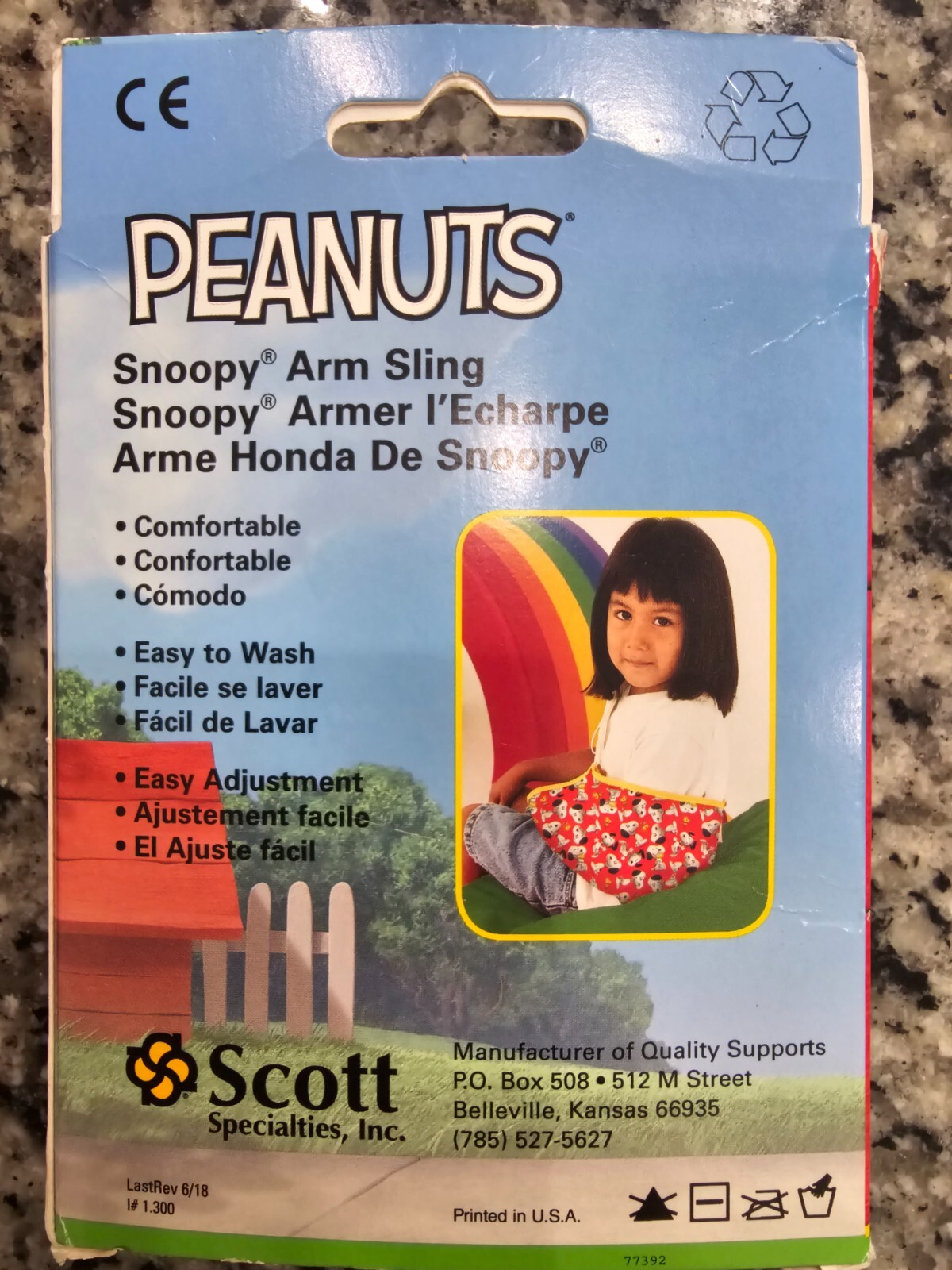 Snoopy Arm Sling – Ex-Small Pediatric