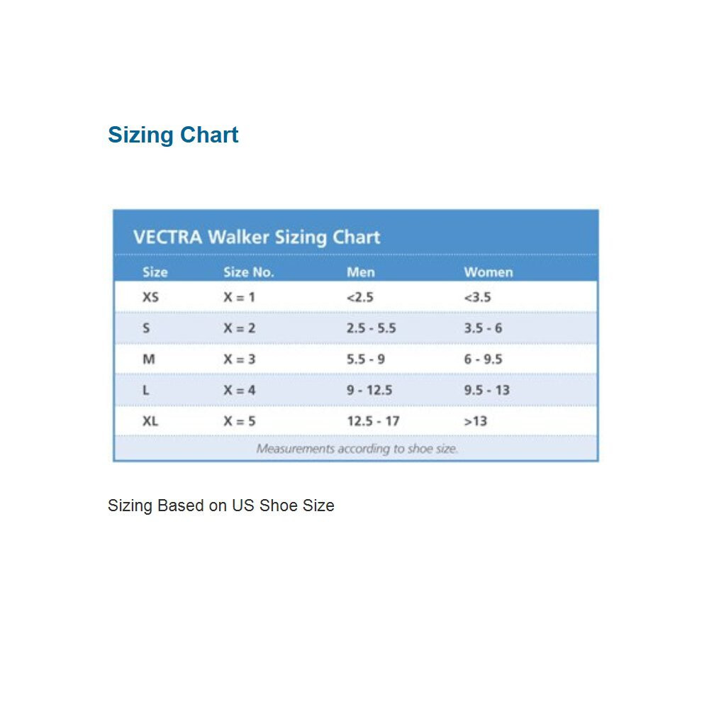 BREG Walker Vectra Lite Tall Foot Brace Available: XL (28415) or Medium (28413)