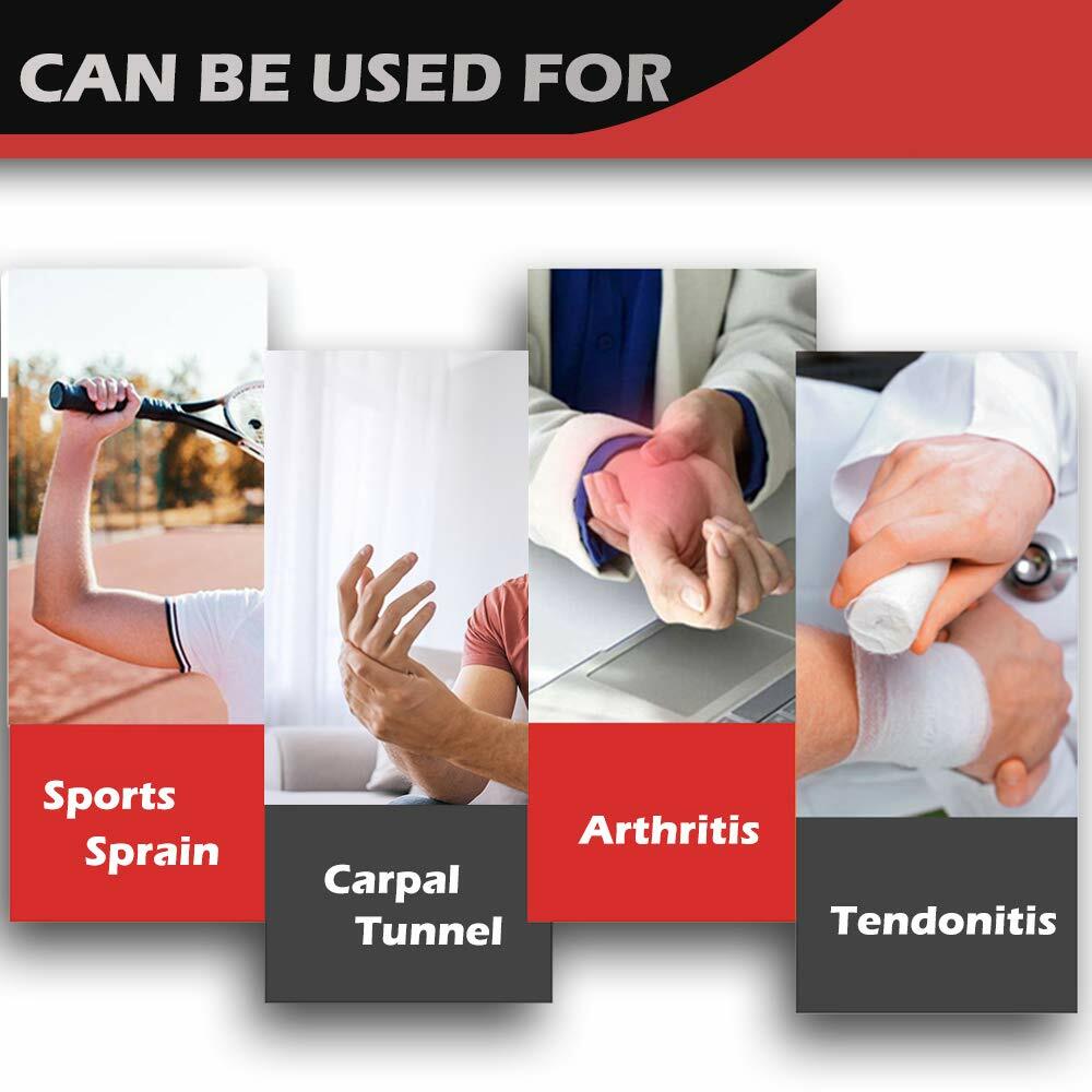 Copper Wrist Brace Support Compression Sleeves Arthritis Carpal Tunnel Relief US