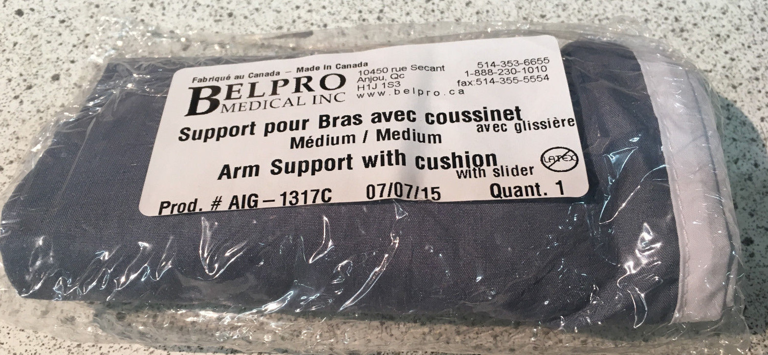 Case of 12 Belpro Medical inc. AIG-1317C Arm Immobilizer/ Support w/ Cushion (M)