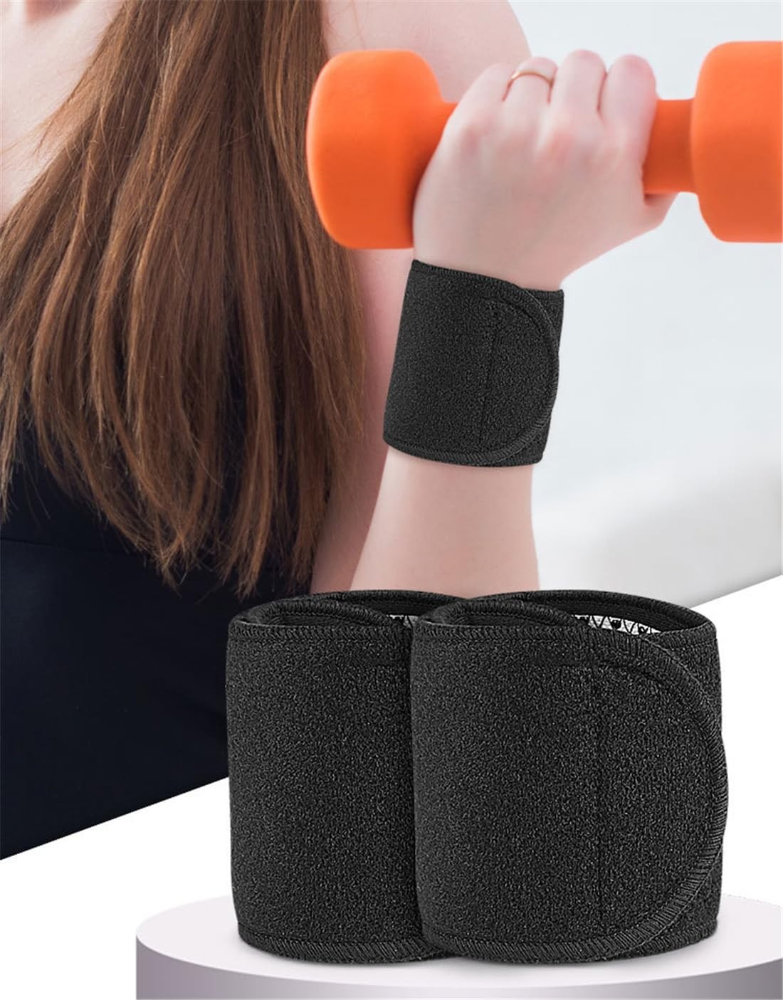 Wrist Brace for Carpal Tunnel, 1 Pair Adjustable Wrist Straps with 3 Magnets,…