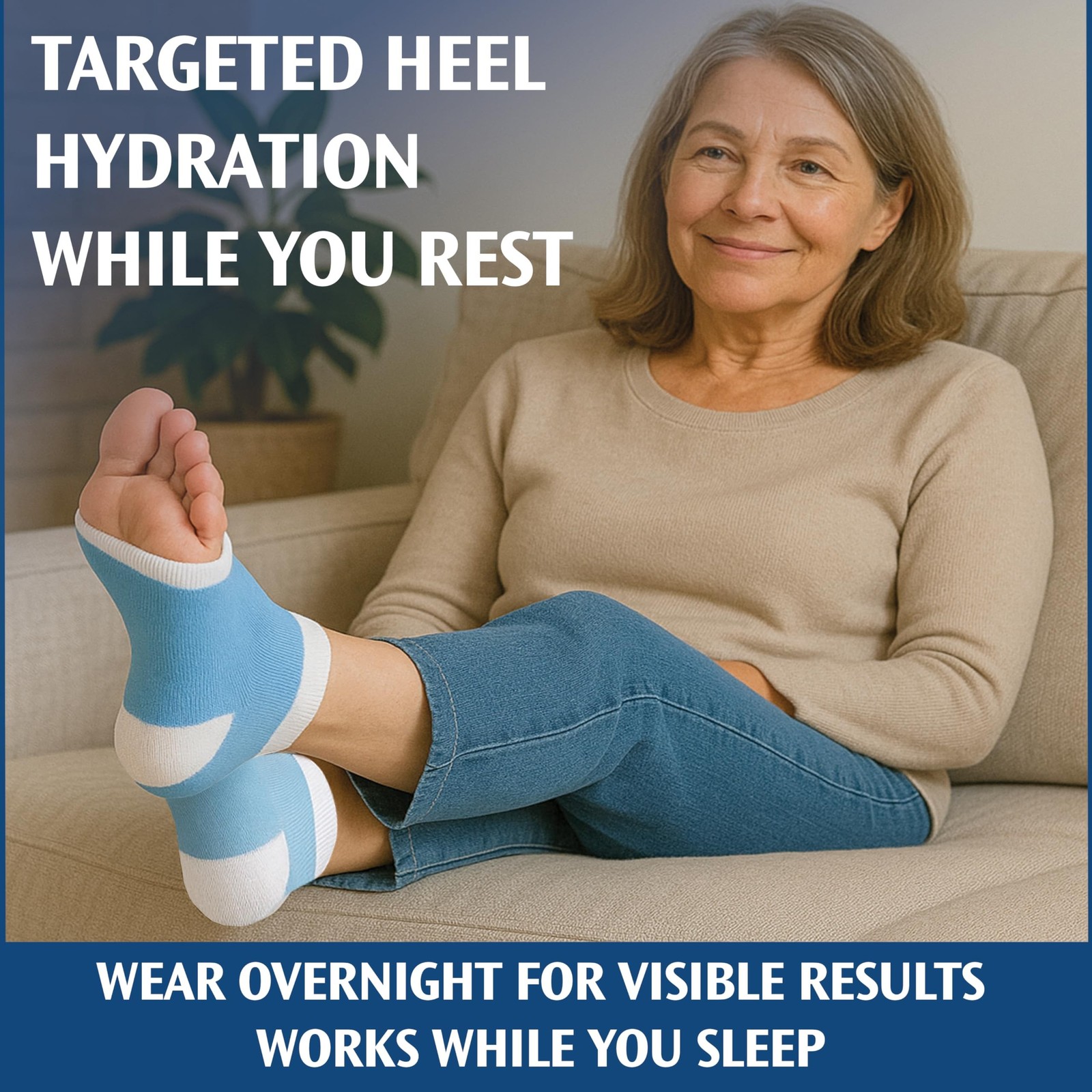 PediFix Visco-Gel Heel-So-Smooth Heel Sleeves – One Size Fits Most