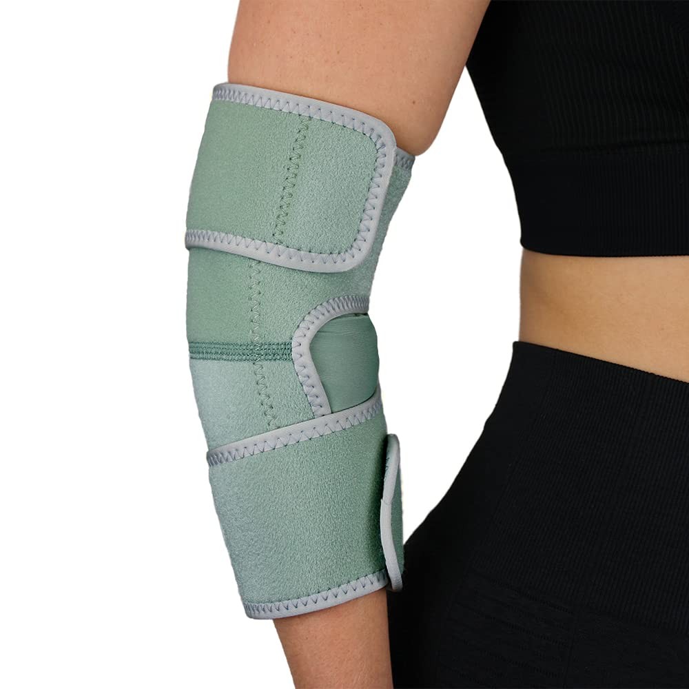CleanPrene Elbow Brace – NEO-PRENE FREE, USDA Certified One Size, Green
