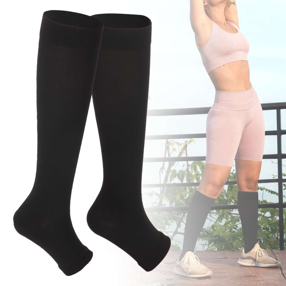 15-20 mmHg Compression Stockings Medical Treatment Varicose Veins Support Socks