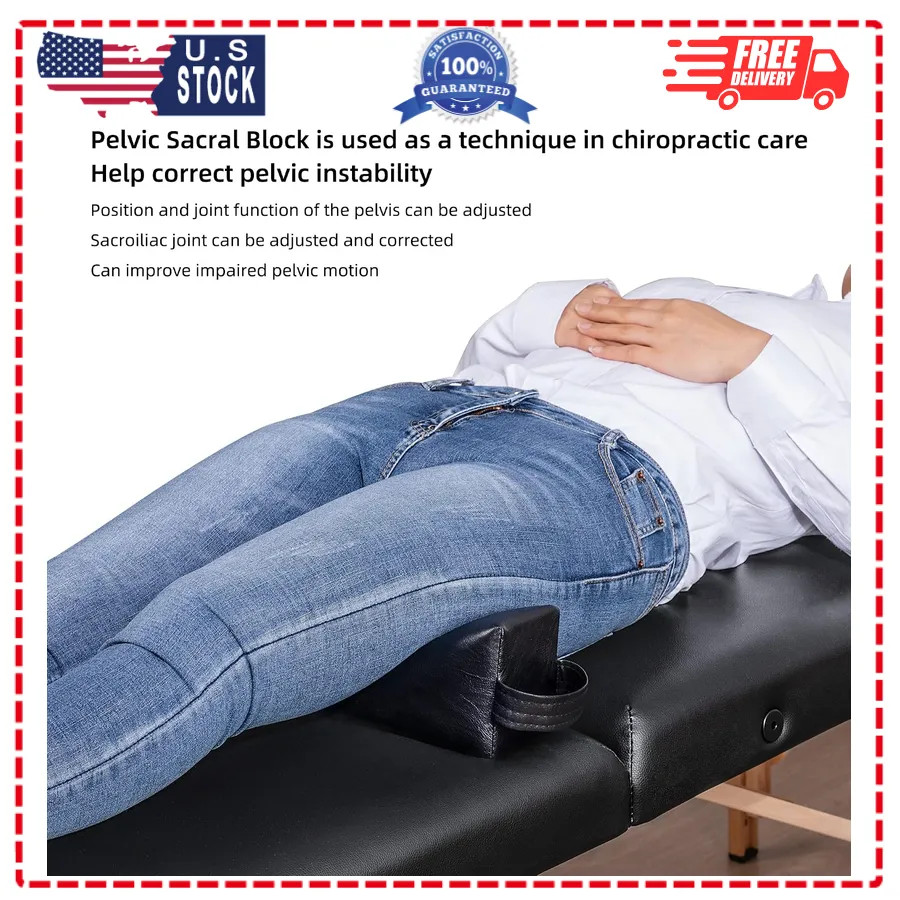 Pelvic Sacral SOT Blocks Chiropractic Wedges for Sciatic Nerve Back Hip Pain…