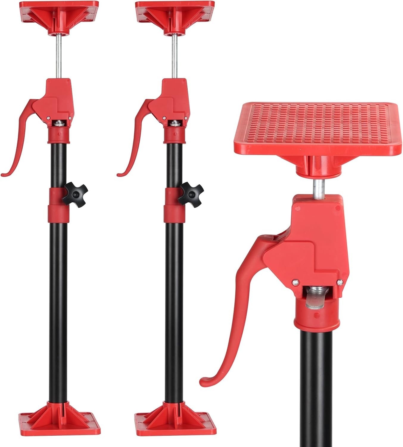 Adjustable Cabinet Jack Support Pole 19.7″-45.3″ – 2 Pack for Safe Installation