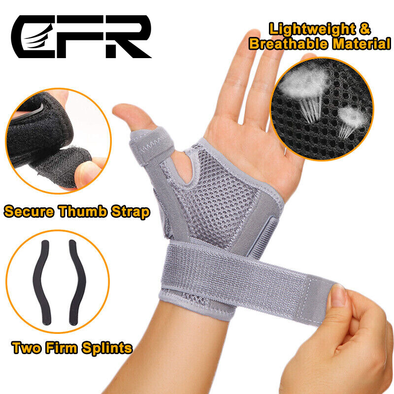 1PC Wrist Support Thumb Brace Carpal Tunnel Sprain Splint Arthritis Left Right