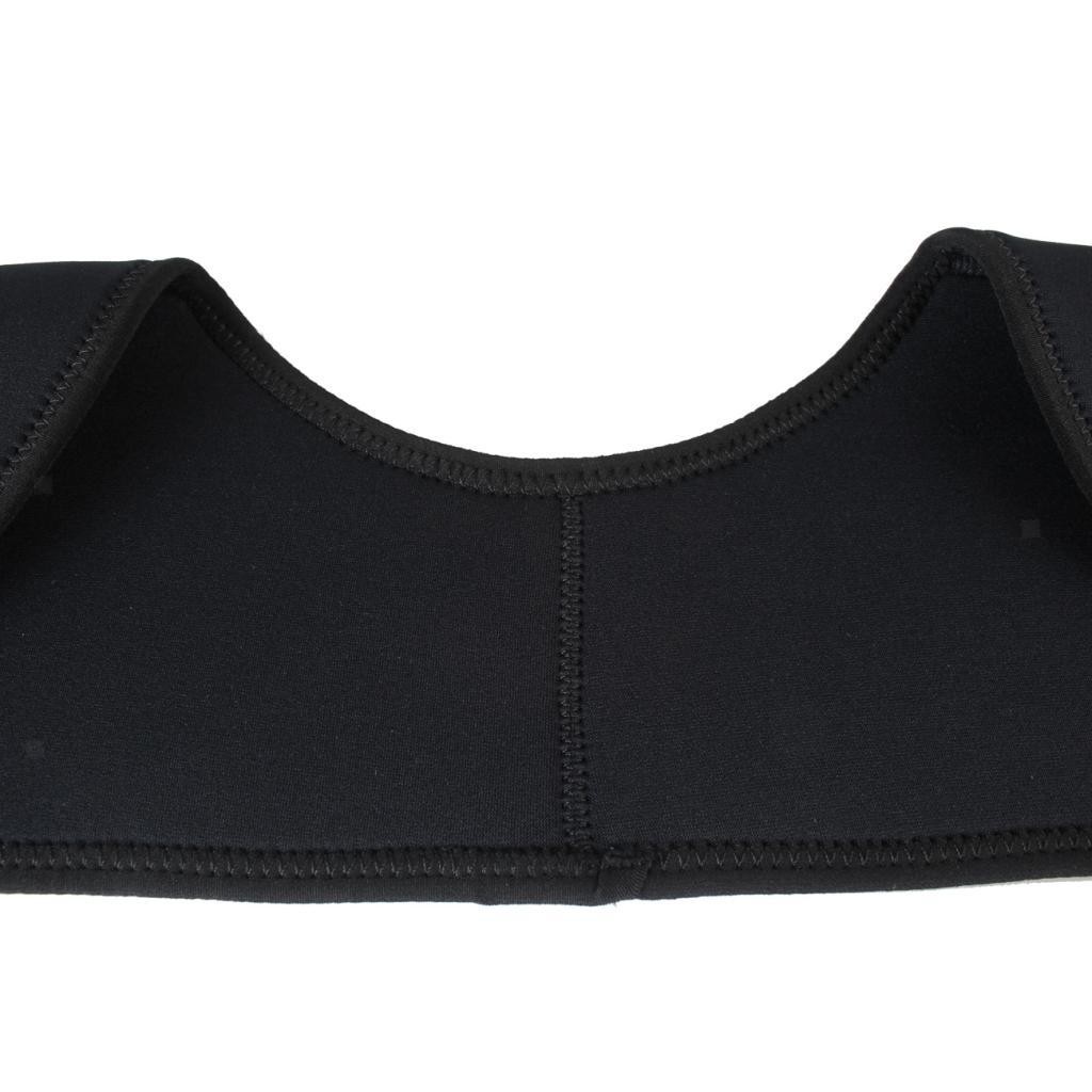 Double Shoulder Brace Protector Shoulder Guards Black