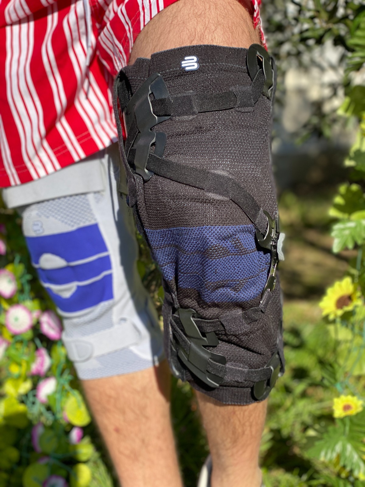Bauerfeind GenuTrain OA Size 5 Knee Brace Support ACL Right Medial Left Lateral