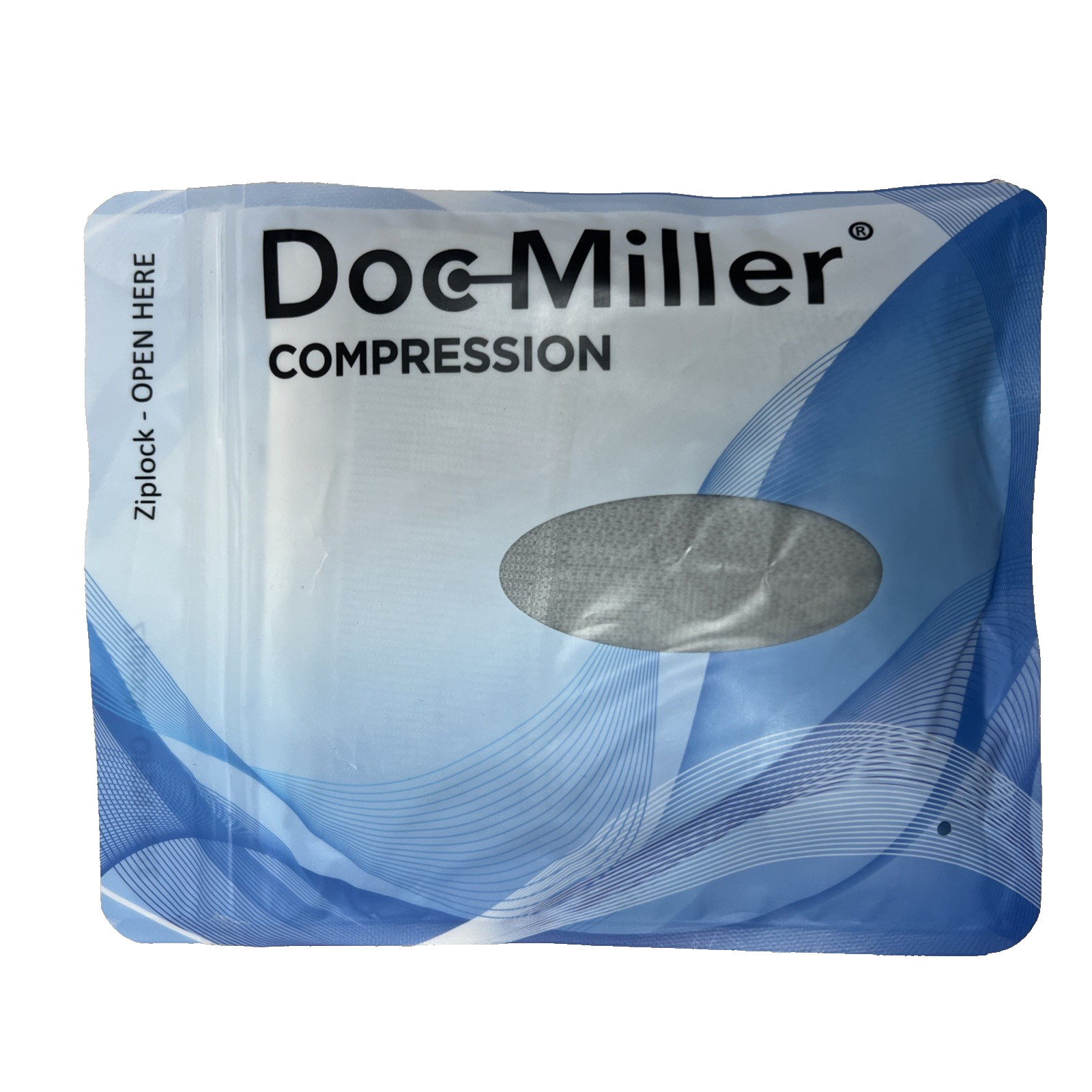 Doc Miller Ankle Compression Sleeves 1 Pair Gray (Large) – Free Shipping