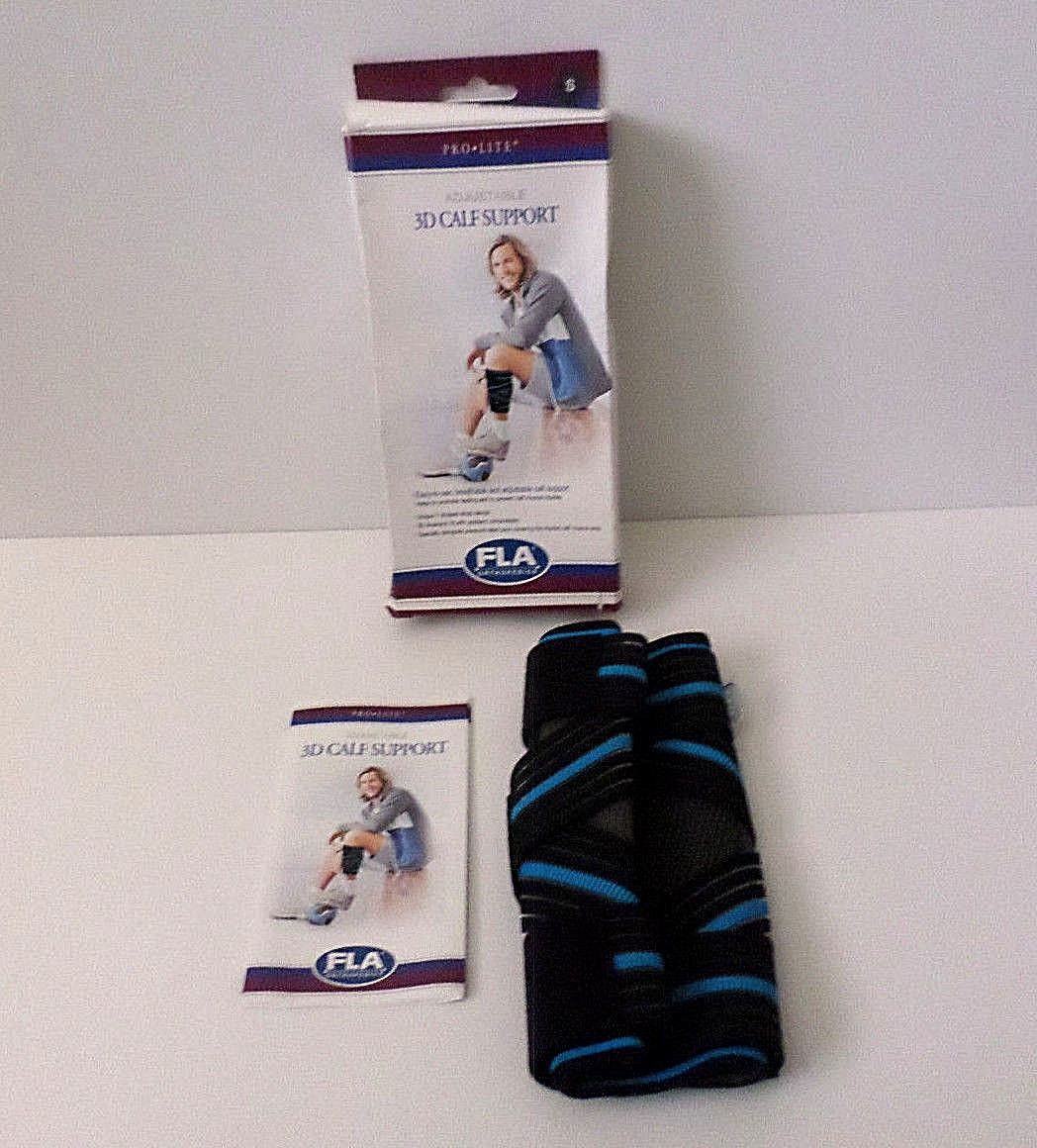 FLA Orthopedics ProLite 3D Calf Support 76242-00 Y-Shaped Size Small Black OPEN*