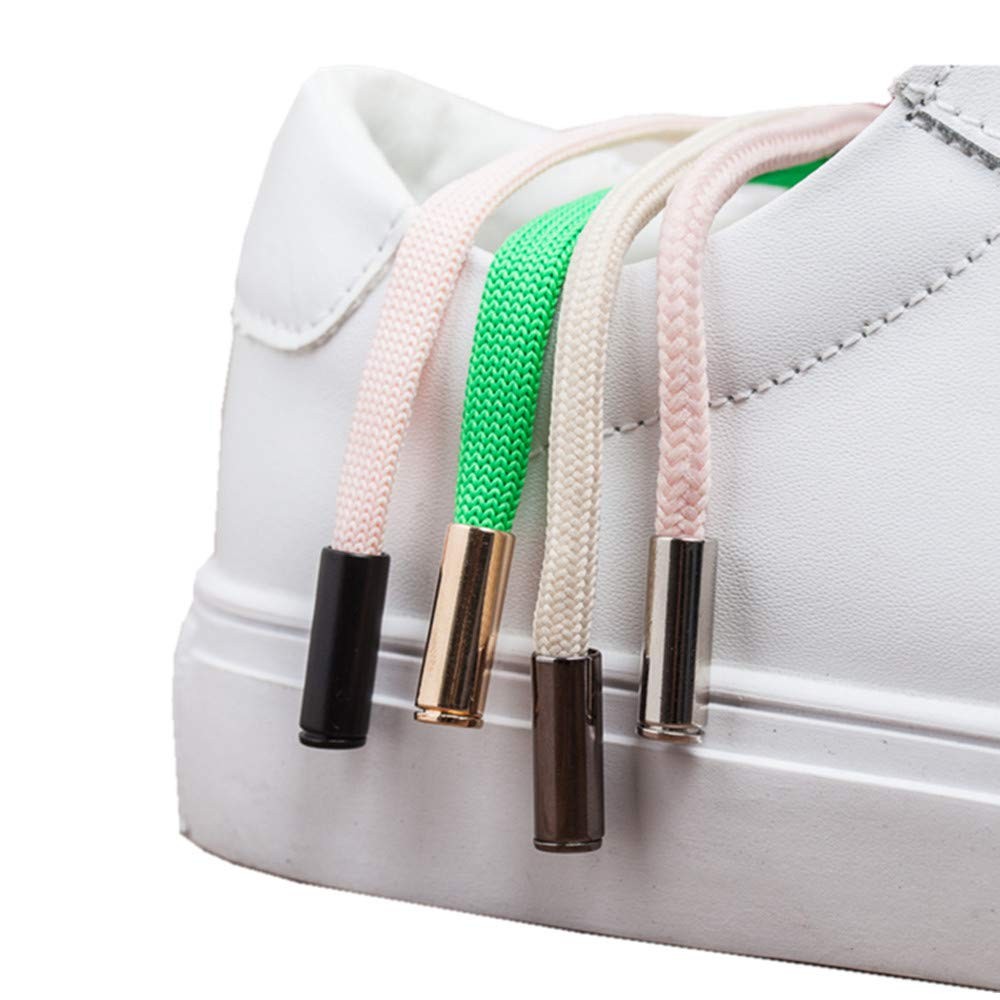 Metal Shoelace Aglets Set of 4 – Easy Install Silver Tips Protector
