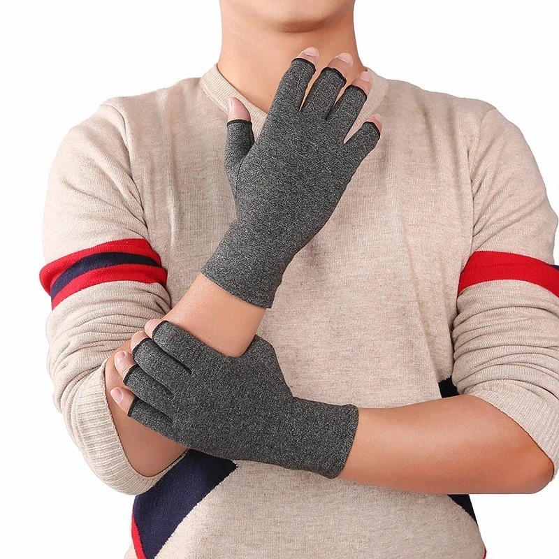 Share Arthritis Gloves Compression Copper Pain Relief Hand Wrist Support Brace