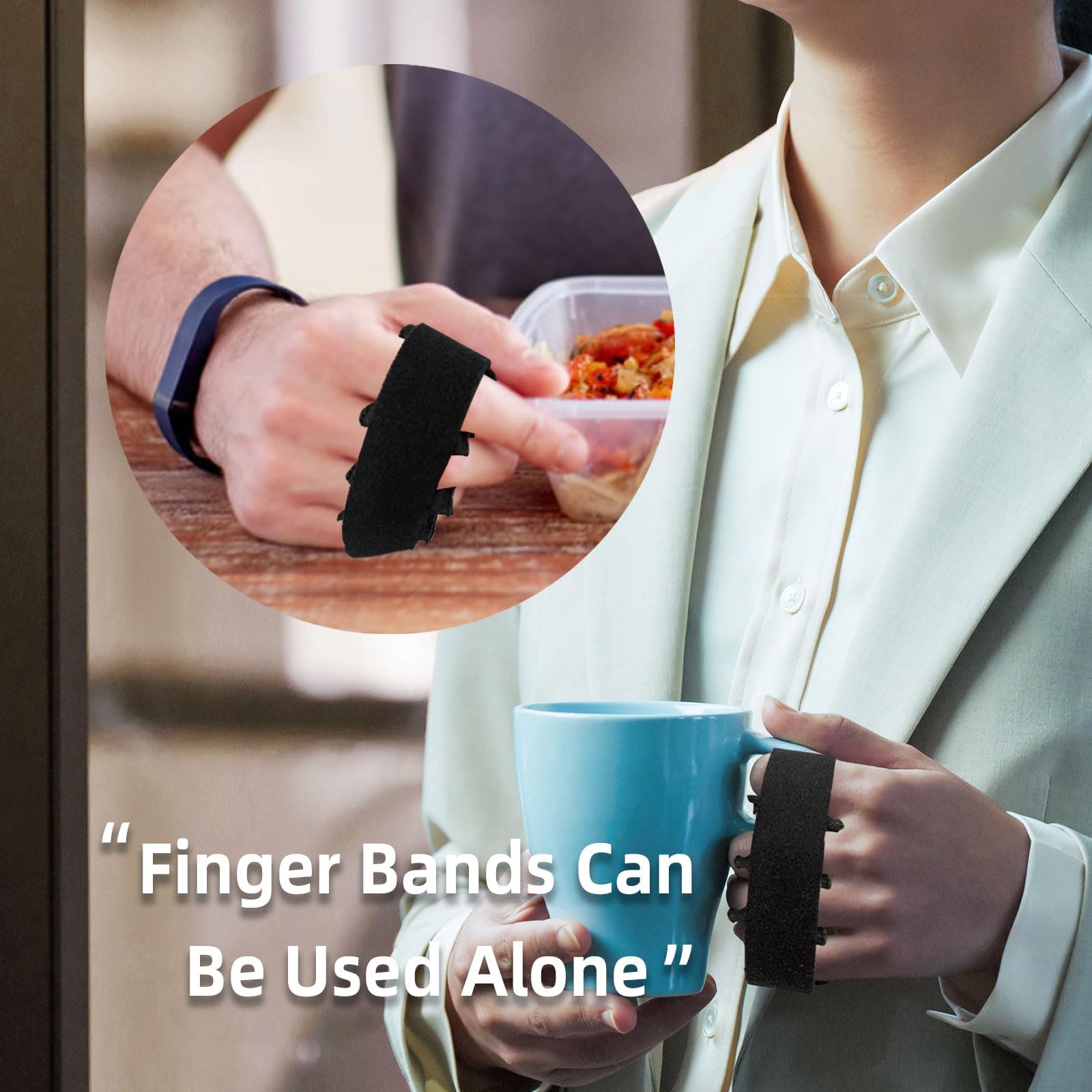 Soft Functional Resting Hand Splint Flexion Contractures – Stroke Hand Brace Res