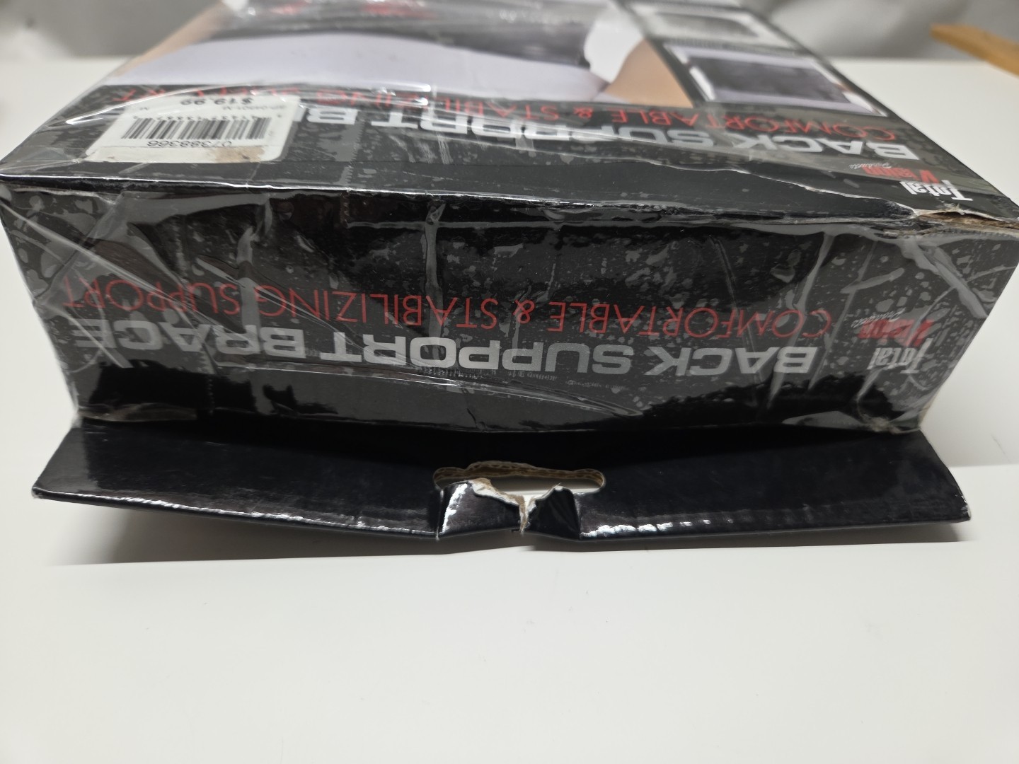 Total Vision Back Support Brace Size M Waist 38-41.5” New Damaged Box