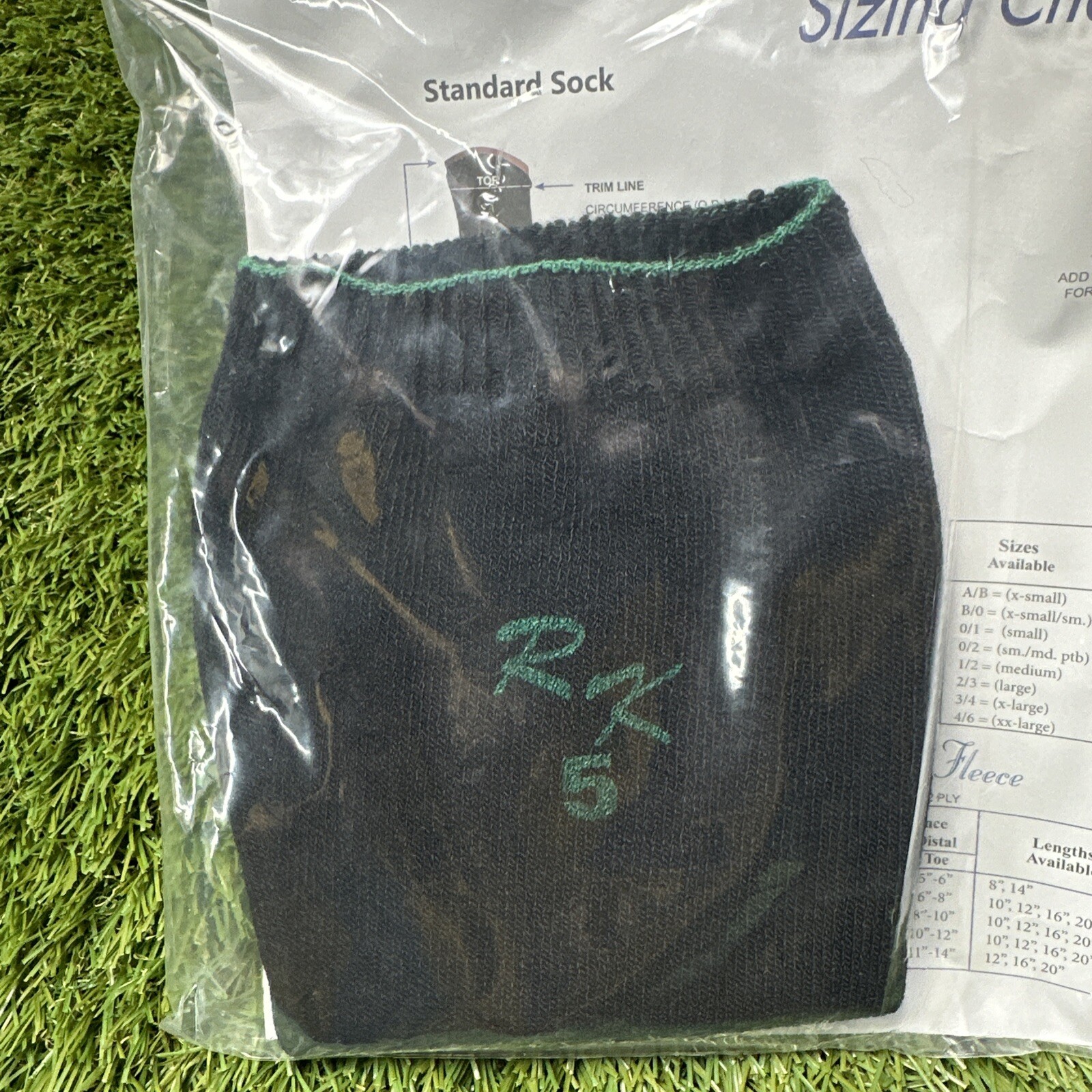 Amputee/Stump SYMES TUBE Sock w/Elasticated Top OBRF5-1/2-12 The Royal Flush