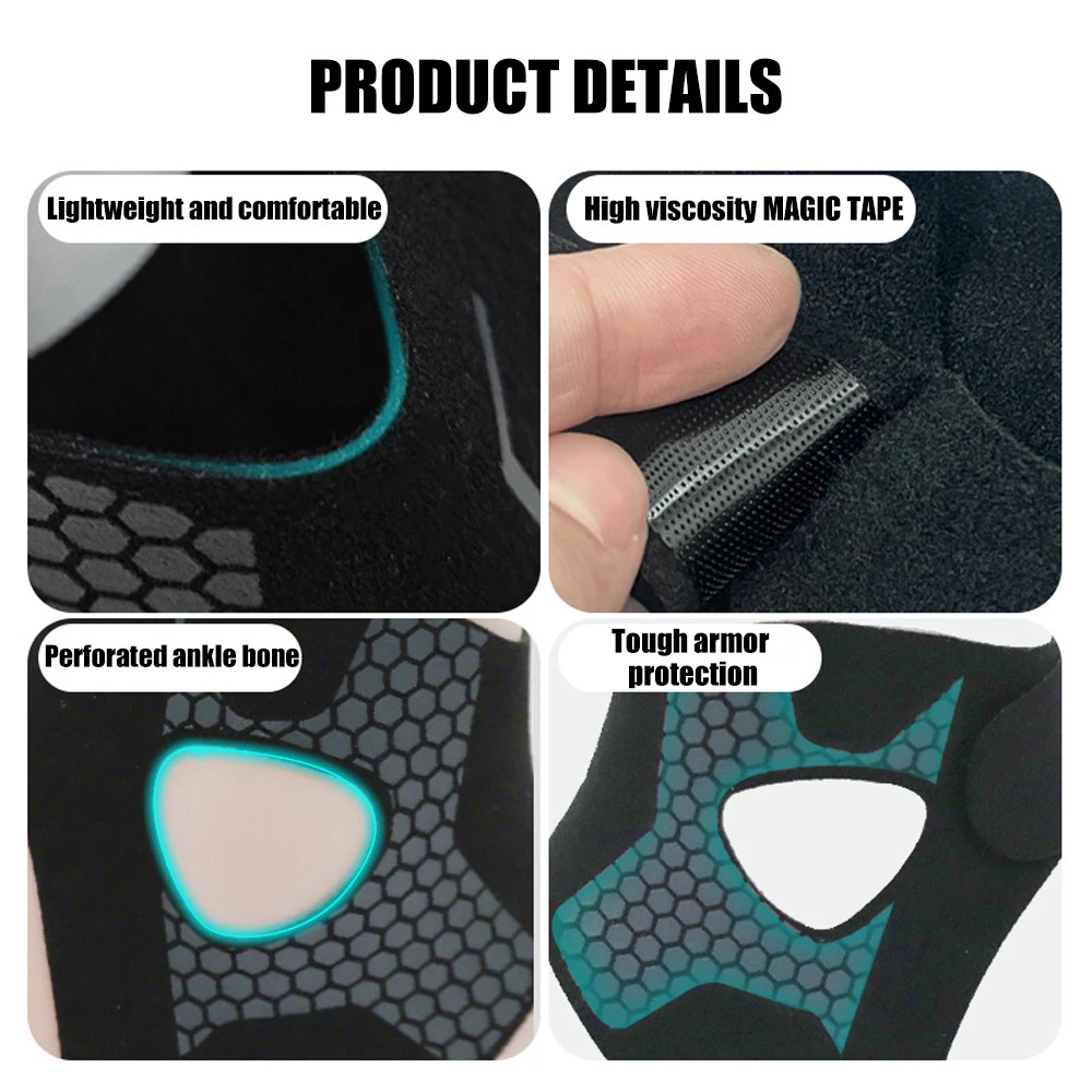 Breathable Neoprene Ankle Brace 1PCS Compression Sleeve For Arthritis Plantar