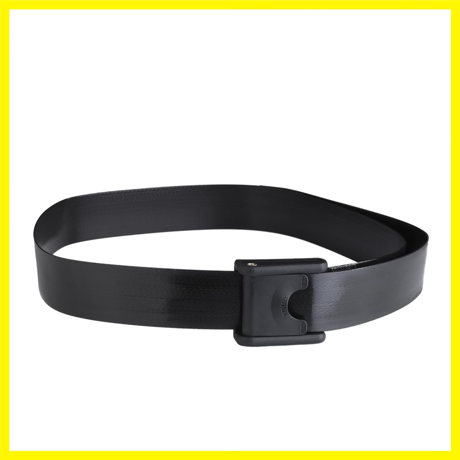EZ Clean Gait Belt with Spring-Loaded Buckle – Black, 60” – Walking Belt – Qt…