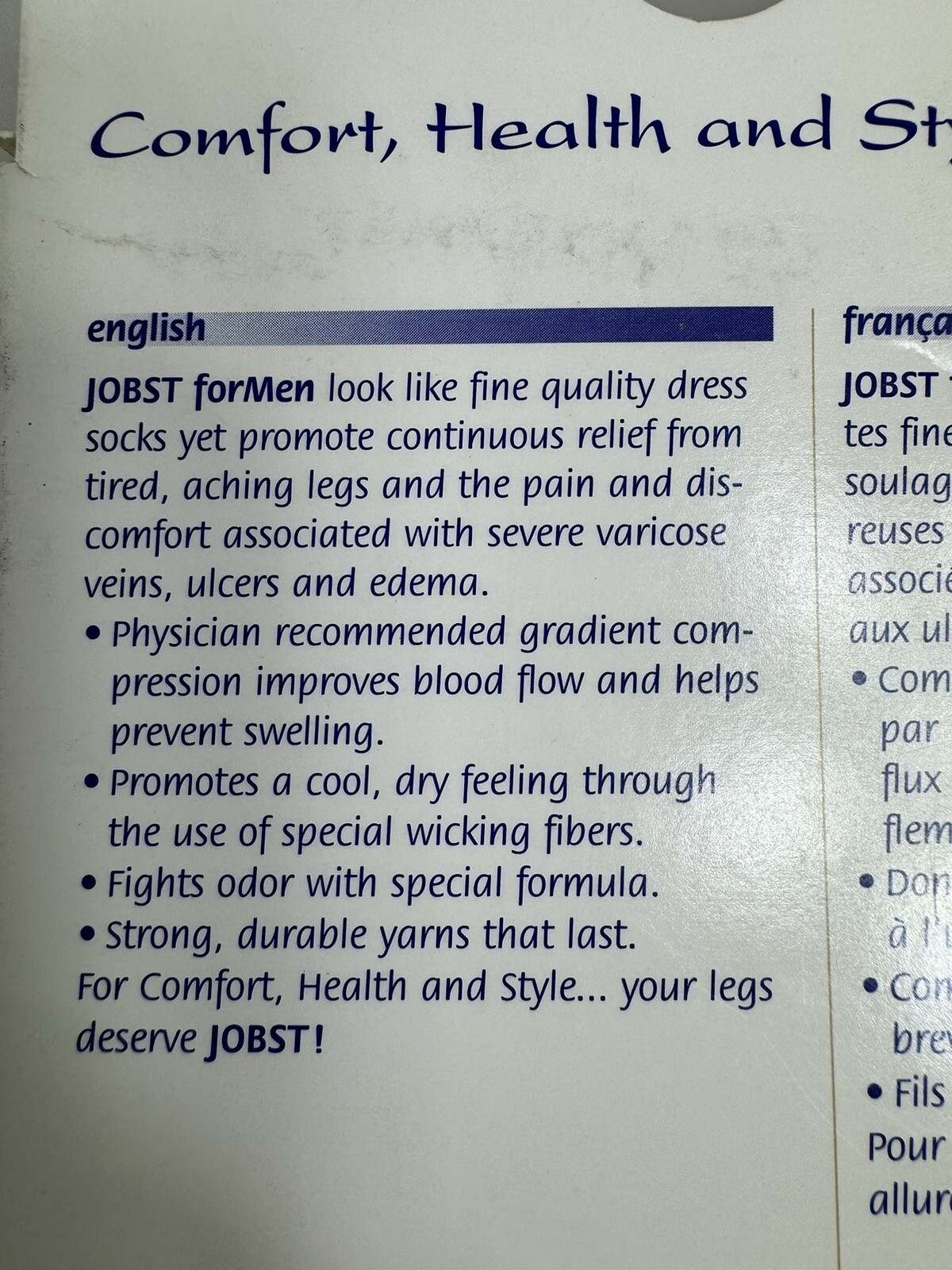 NEW Jobst Mens Brown S Thigh Hi Socks 30-40 mmHg Compression Stockings Hosiery