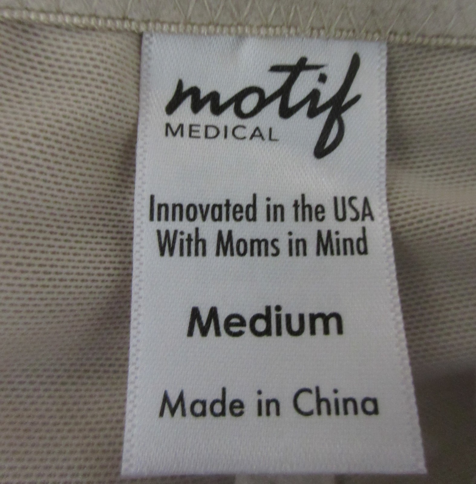 MOTIF MEDICAL side zipper NUDE ULTRA FIRM control recovery shaper M