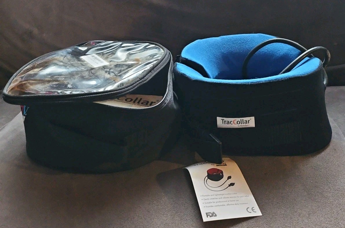 Body Med Trac Collar Cervical Neck Traction Device Medium/Large Fit Nice