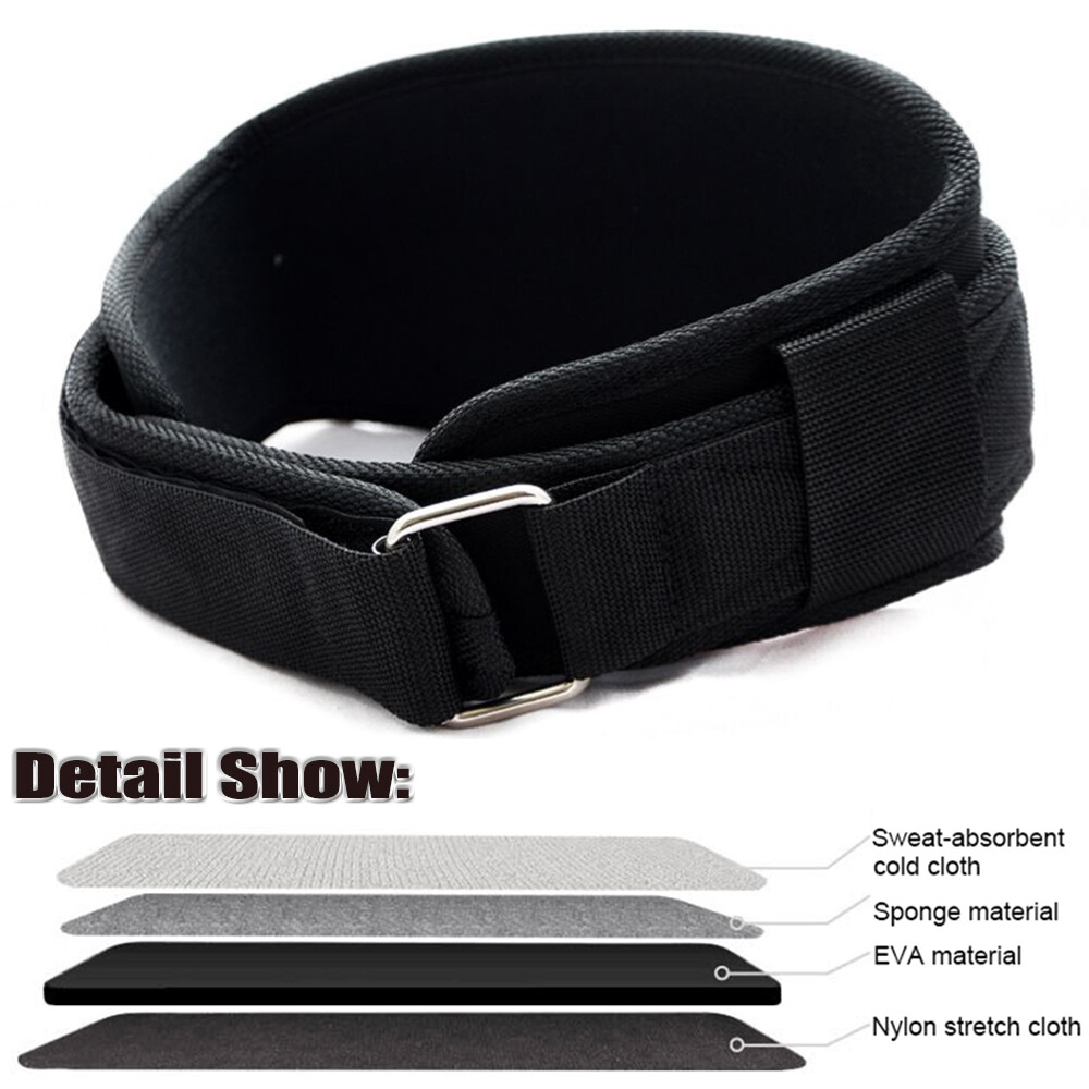 5mm Power Lifting Belt Men Women Lower Back Support for Gym Squat Weightlifting