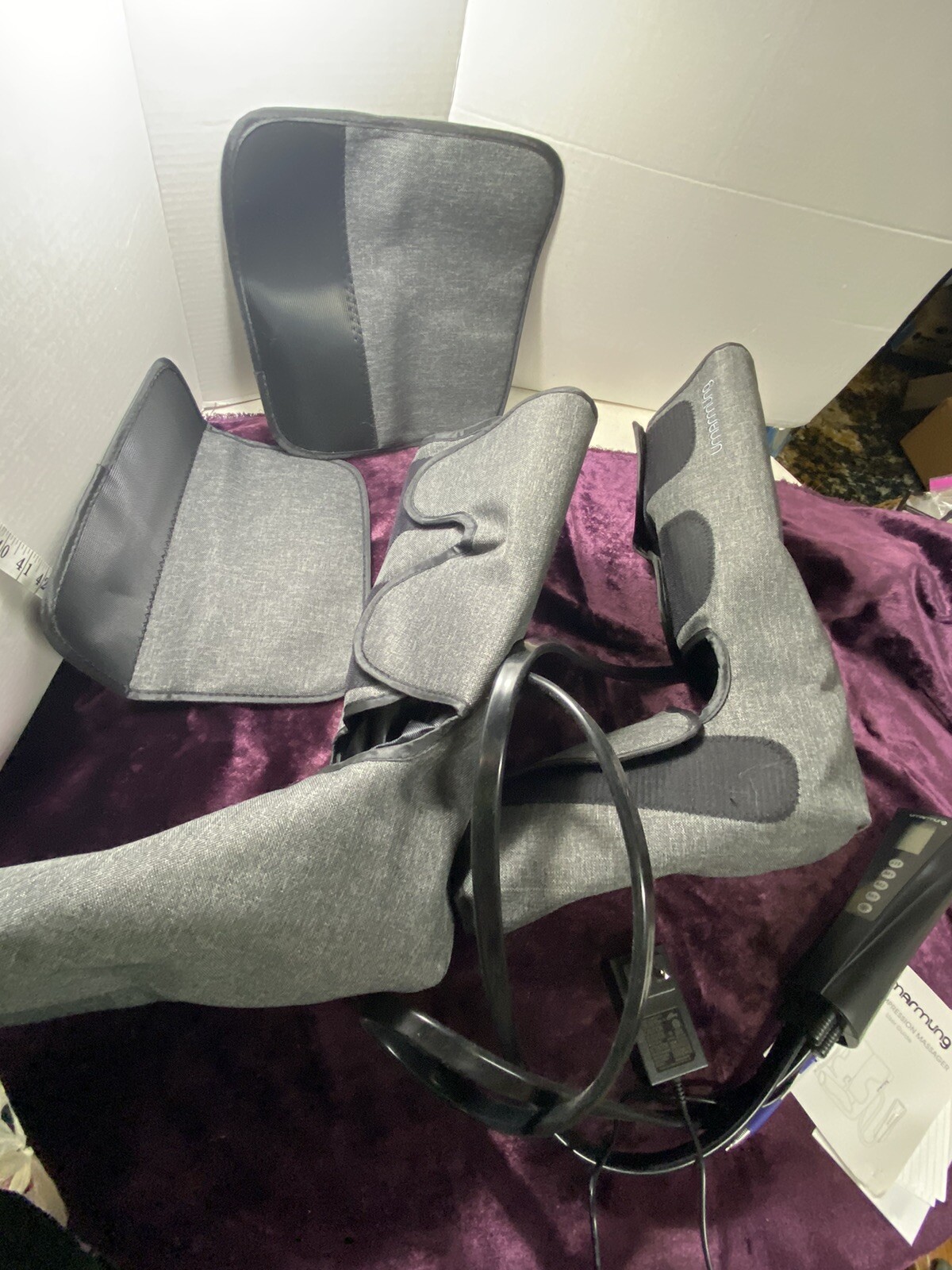 UMARMUNG Air Compression/heat Legs Massager W Guide & 2 Extensions J41