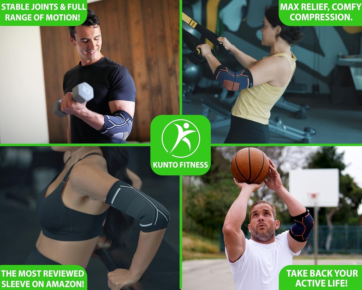 Breathable Elbow Sleeve for Joint Pain Relief in Sports & Activities
