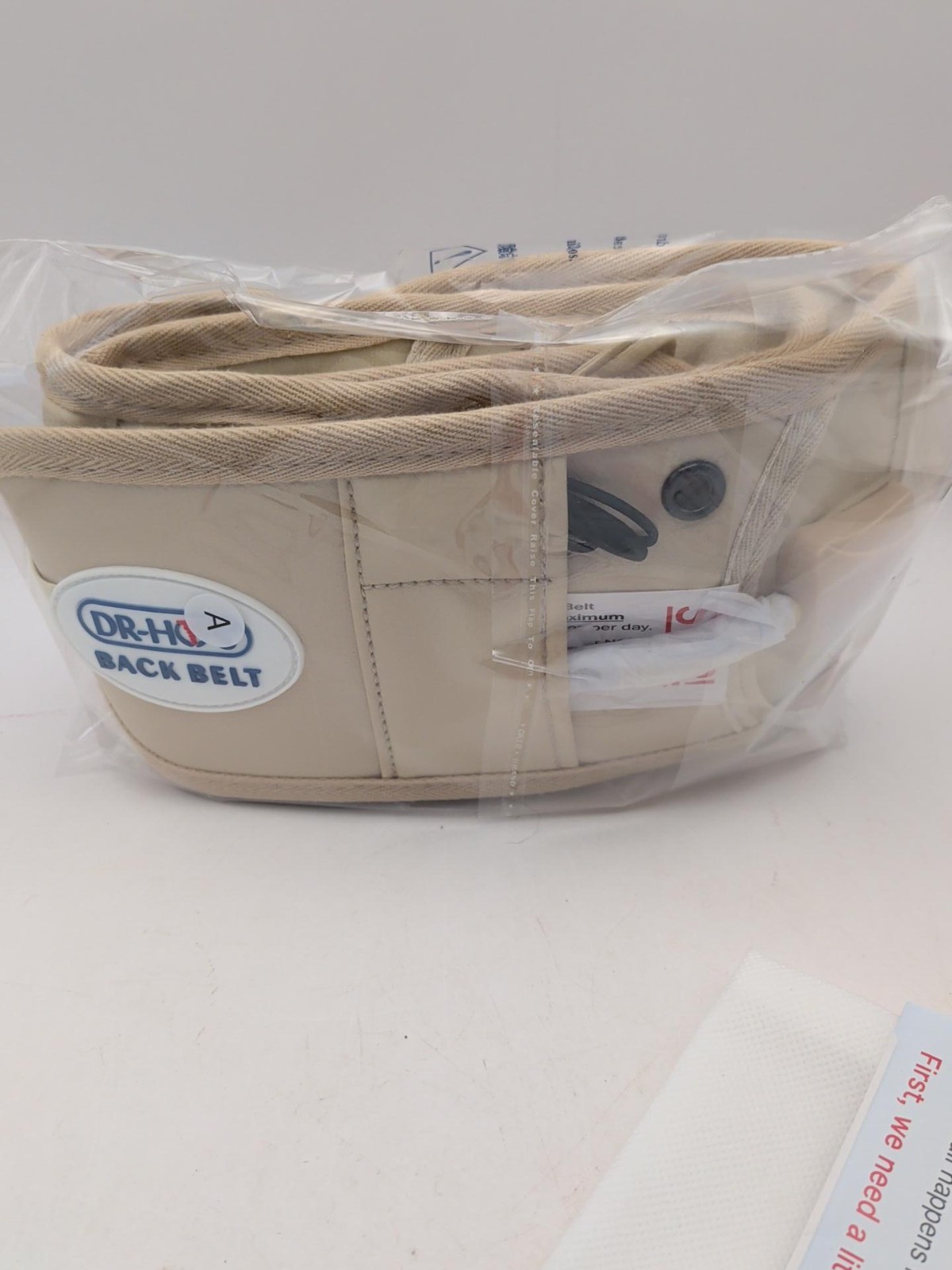 DR-HO’S 2-in-1 Back Relief Belt Size A 25-41″ Inflatable Support NEW