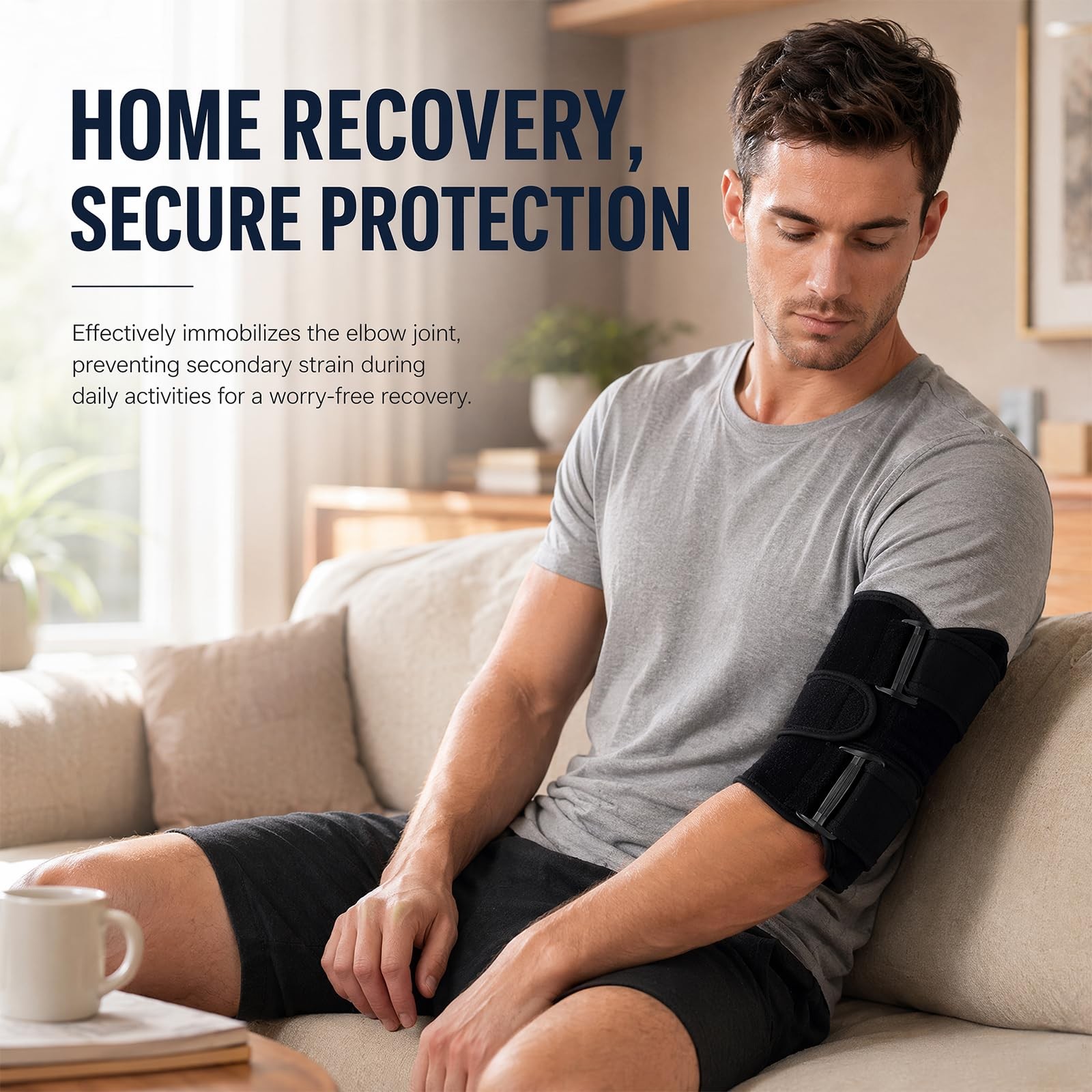 ZLverdeza 2026 Upgraded Elbow Brace for Cubital Tunnel with Tri-Support & 6 I…