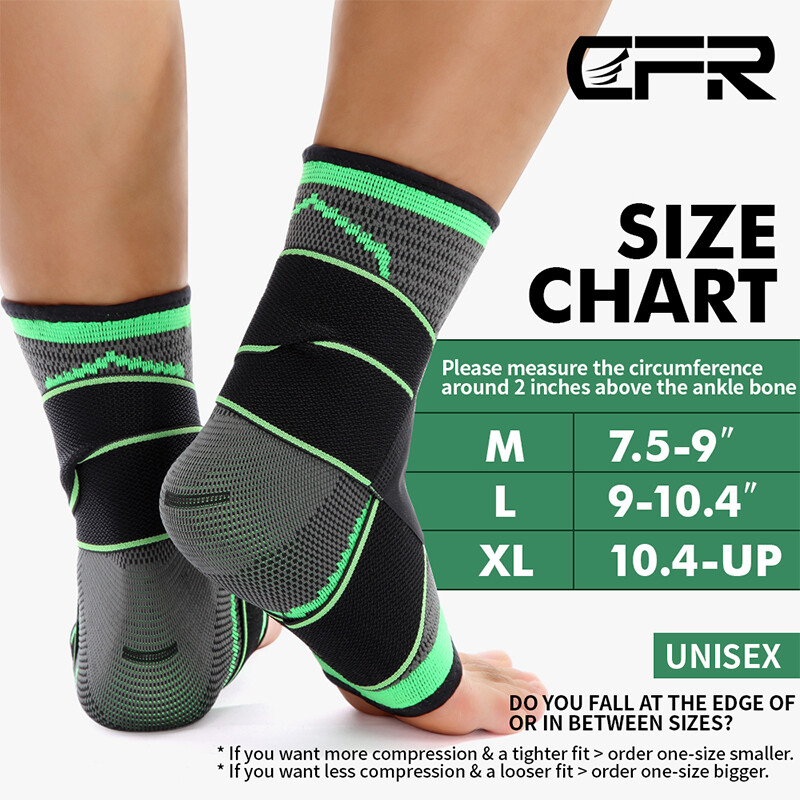 Ankle Foot Brace Support Stabilizer Planta Fasciitis Compression Sleeves Sock