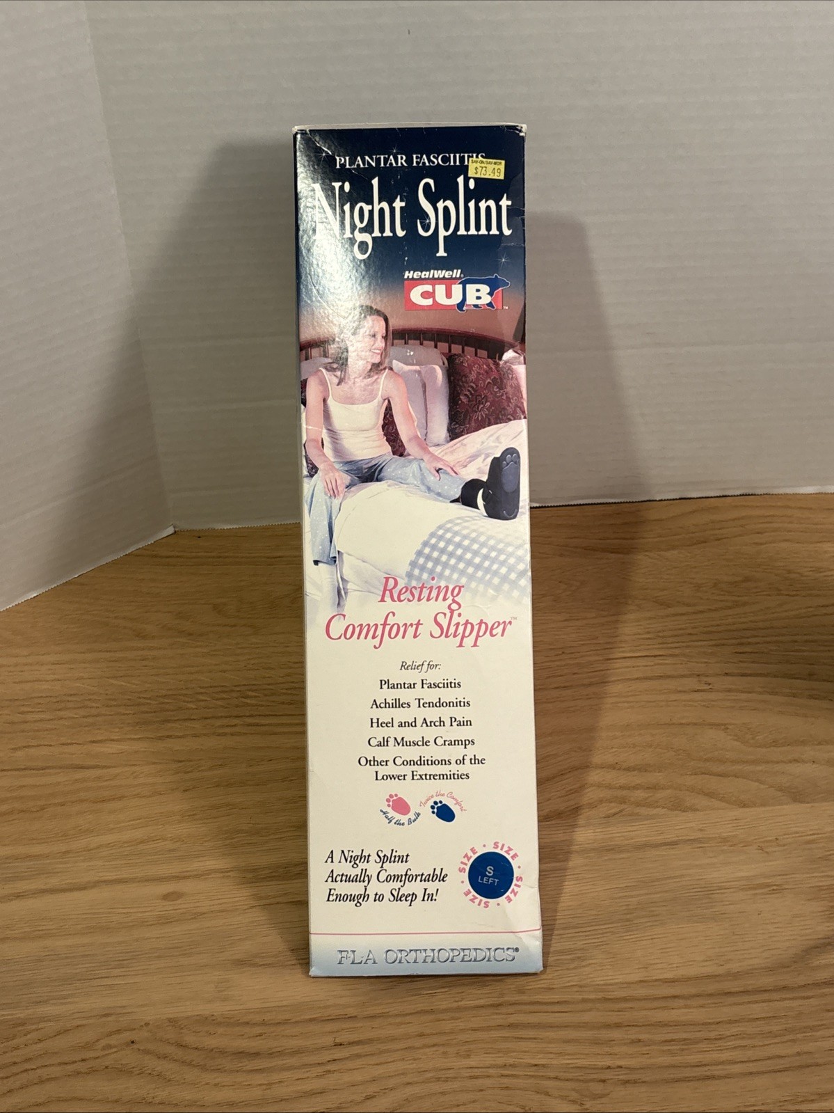HealWell Cub Plantar Fasciitis Night Splint Size Small Left Foot New