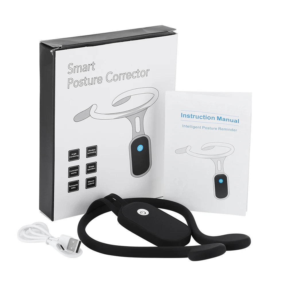 Smart Posture Reminder Device Vibration Alert Back Support Wearable Anti-Slouch