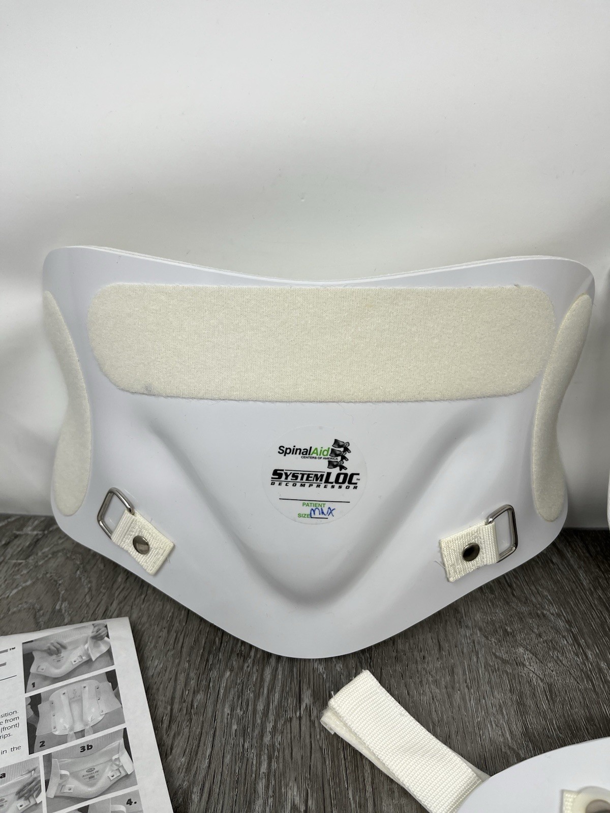 System LOC Decompressor LSO Spinal Orthosis Size Male Normal X-Large White