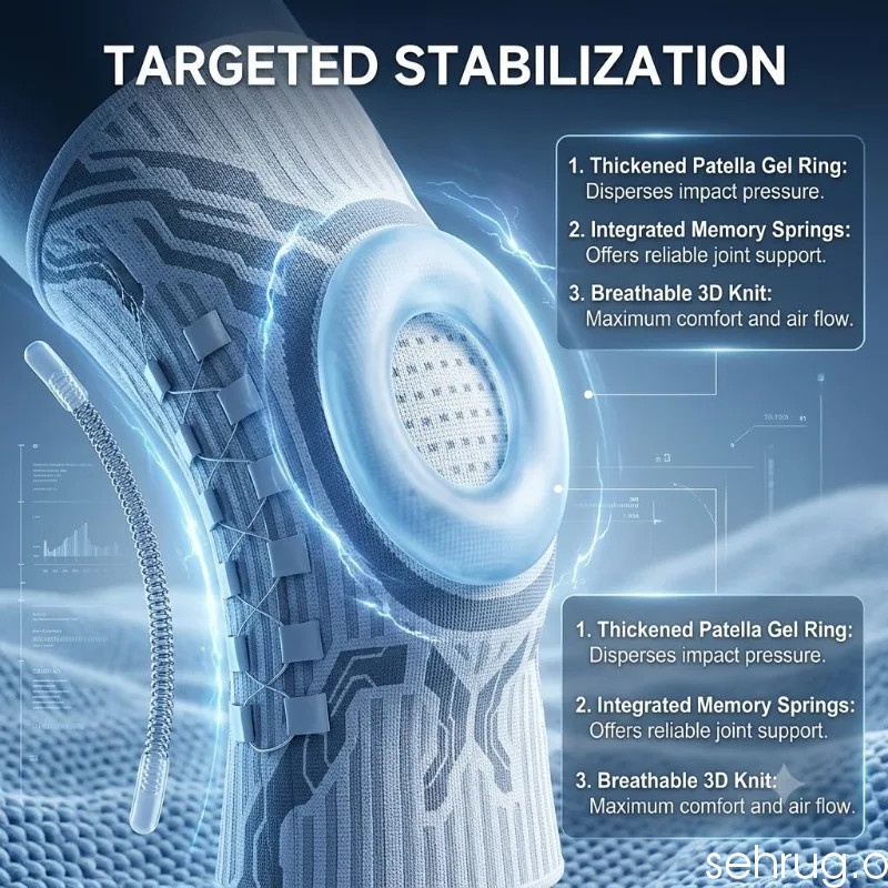 Smart Knob-Type Sports Knee Brace For Joint Pain Meniscus Tear Running Sports