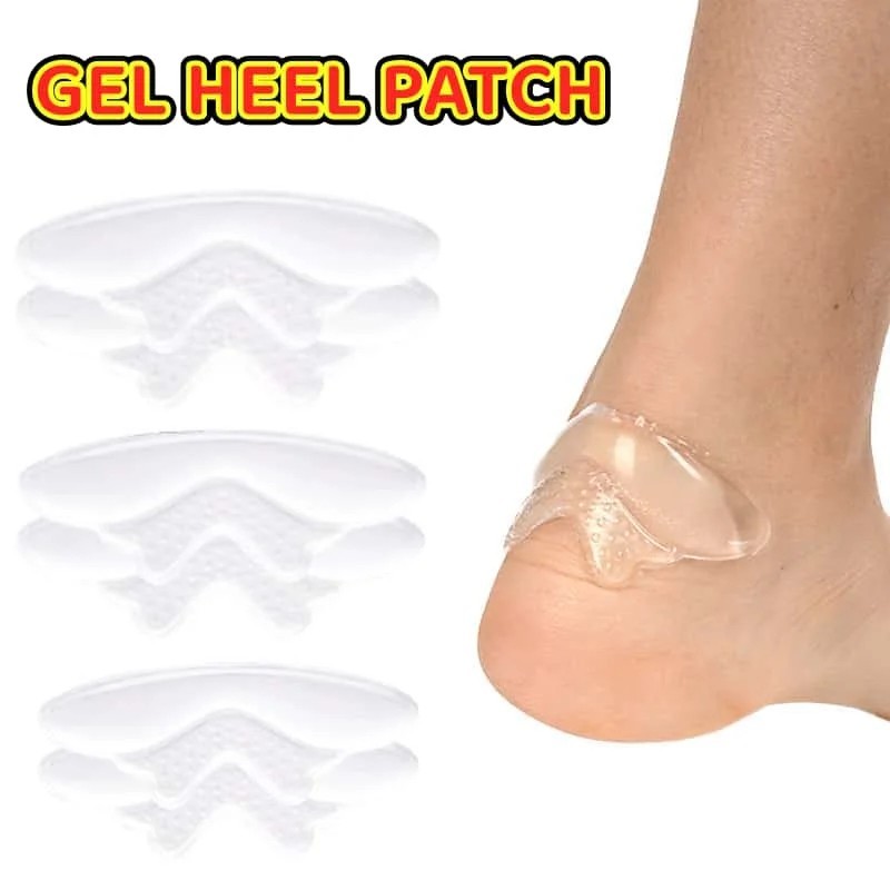 1Pair Heels Grips Silicone Heel Stickers for Women Men Anti Slip Heel Cushions N