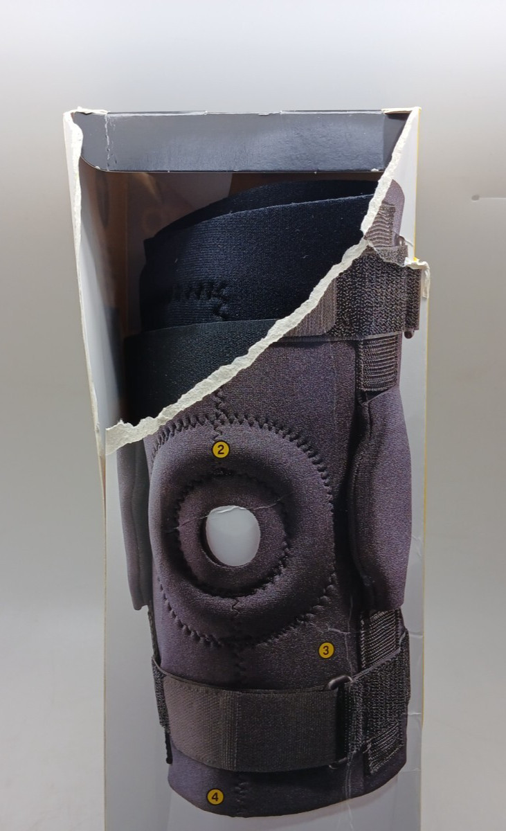 3M Futuro Knee Brace Hinged Adjustable Firm Support | Black One Size