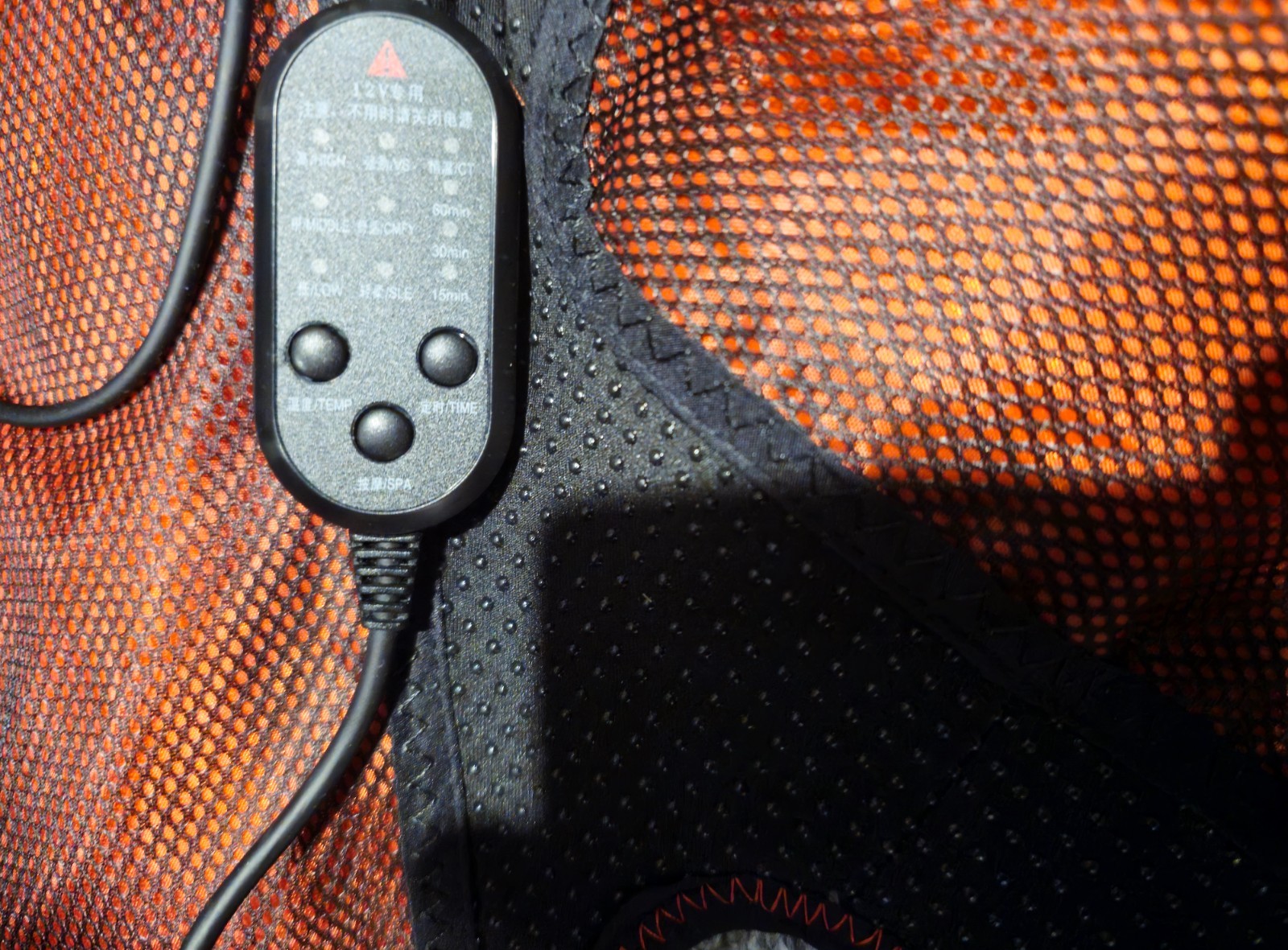 Cordless Portable Shoulder Heating Pad & Massager, Heating Vibration Shoulder
