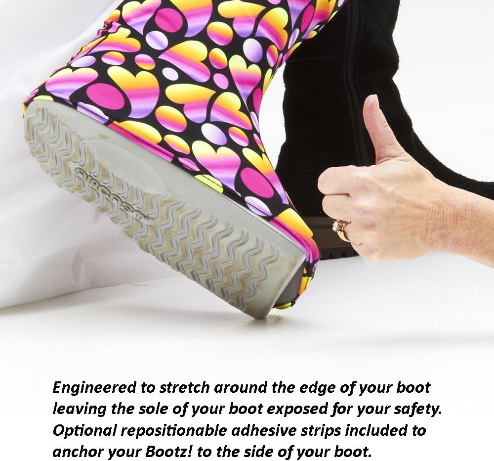 Orthopedic Boot Cover Medium High Top Size B Black Flexible Lycra Spandex